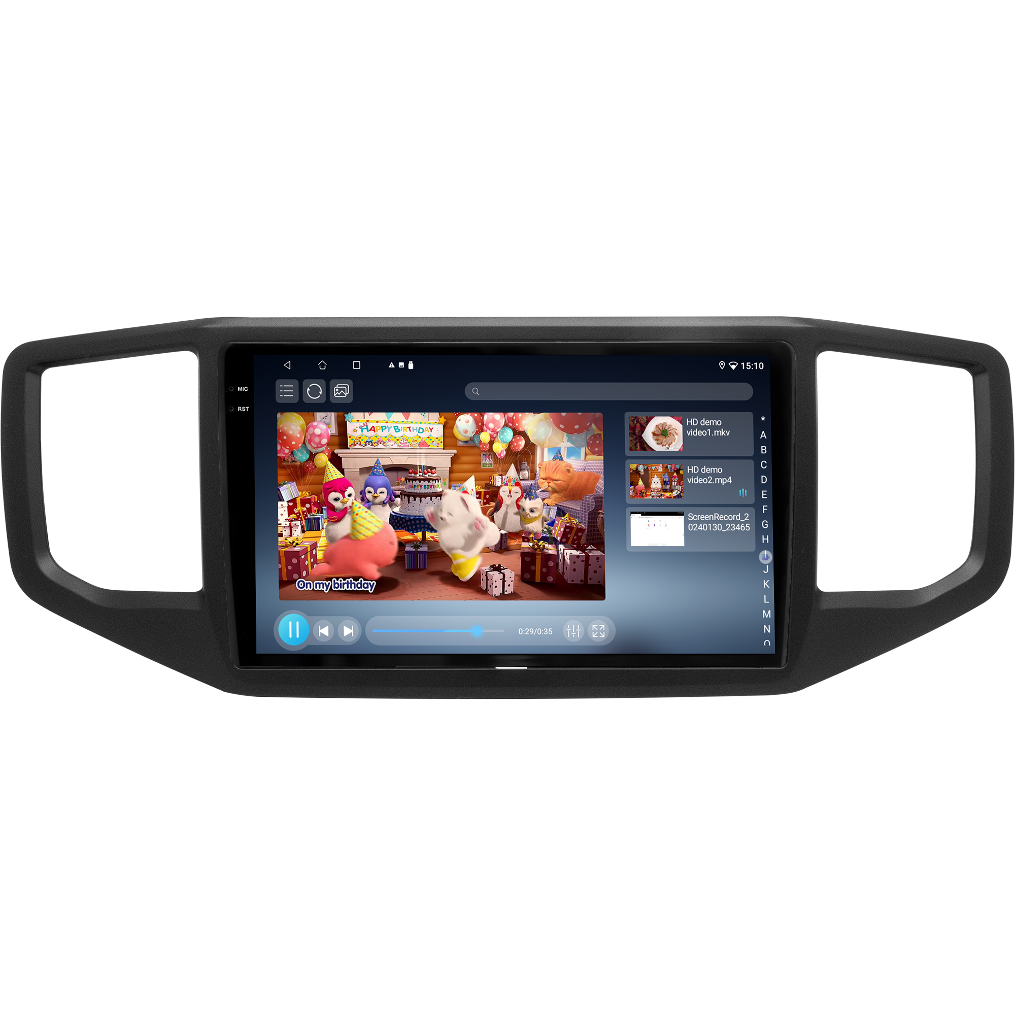 MULTIMÍDIA ADAK <BR> 2RAM 64GB QLED 9''<BR> AMAROK 2017 A 2024 - Imagem 11
