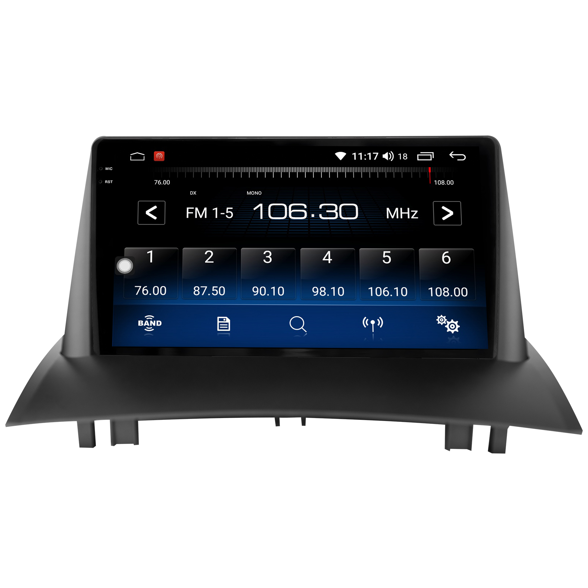 MULTIMÍDIA <BR> AIKON CORE RED <BR> 2RAM 64GB QLED 9'' <BR> MEGANE 2007 A 2013 - Imagem 6
