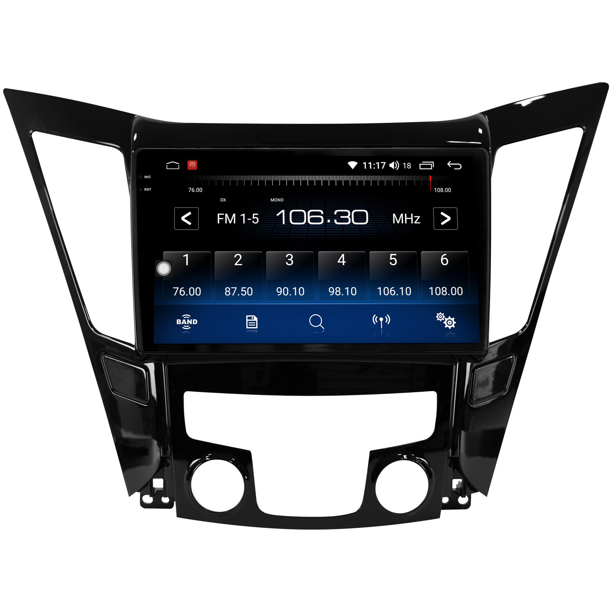MULTIMÍDIA <BR> AIKON CORE RED <BR> 2RAM 64GB QLED 9'' <BR> HYUNDAI SONATA - Imagem 6