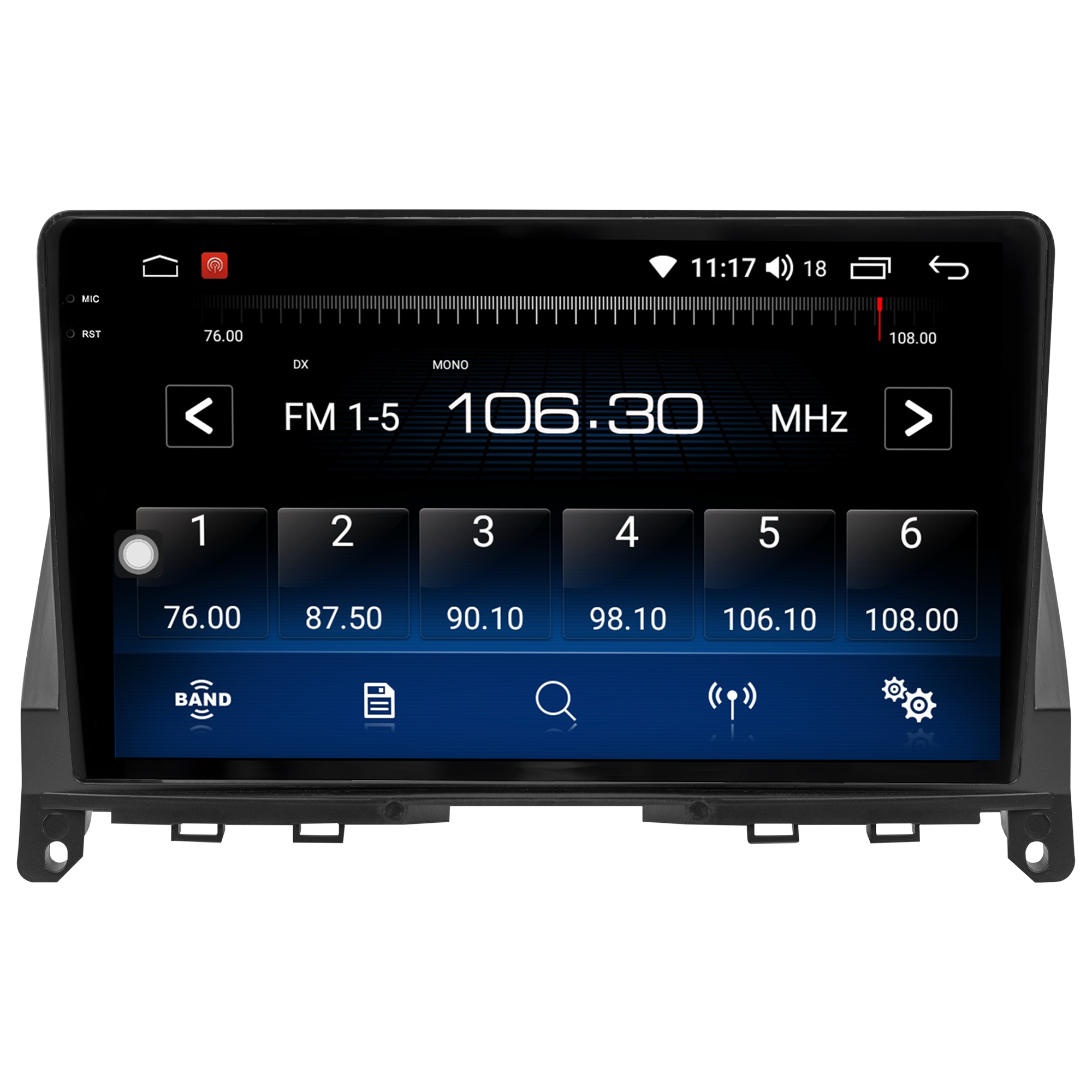 MULTIMÍDIA <BR> AIKON CORE RED <BR> 2RAM 64GB QLED 9" <BR> CLASSE C C 180 C 180 K C 200 C 200 K <BR> C 250 C 300 C 350 C 63 AMG <BR> 2008 A 2011 - Imagem 6