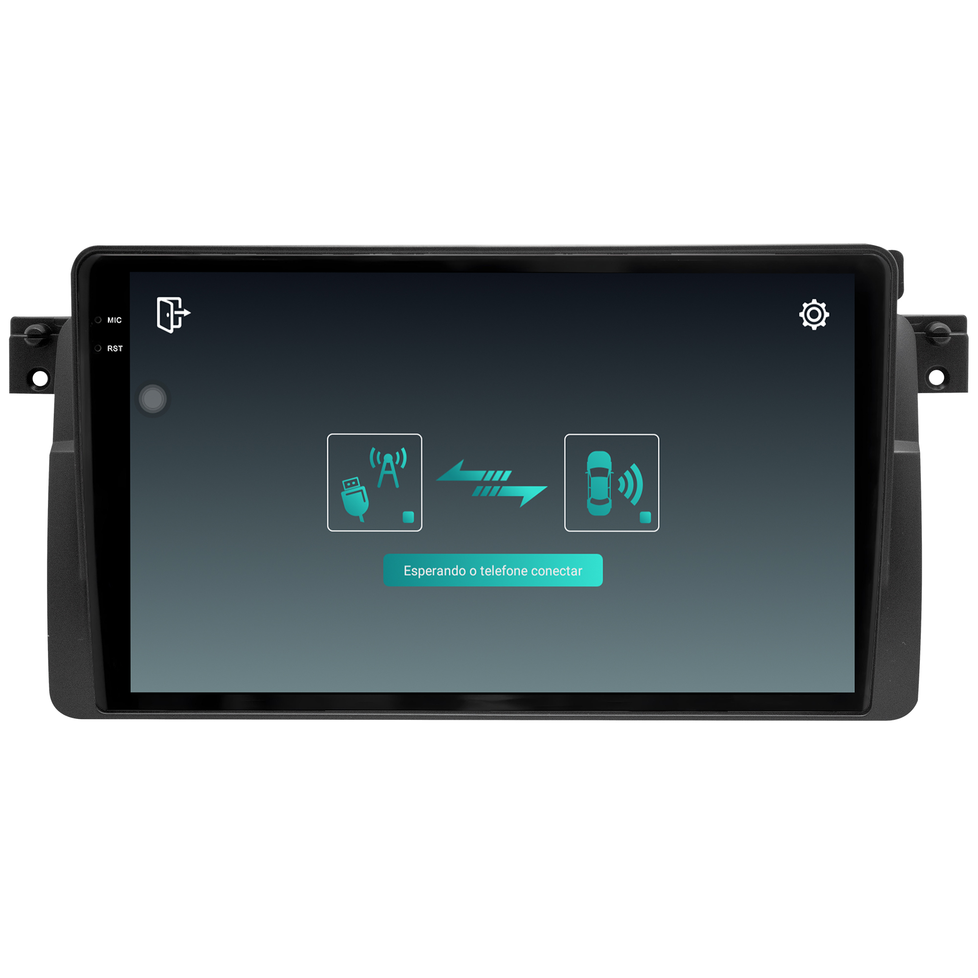 MULTIMÍDIA <BR> AIKON CORE RED <BR> 2RAM 64GB QLED 9'' <BR> SÉRIE 3 E46 320i <BR> 323ci 325i 328i 330i <BR> 1999 A 2004 - Imagem 8