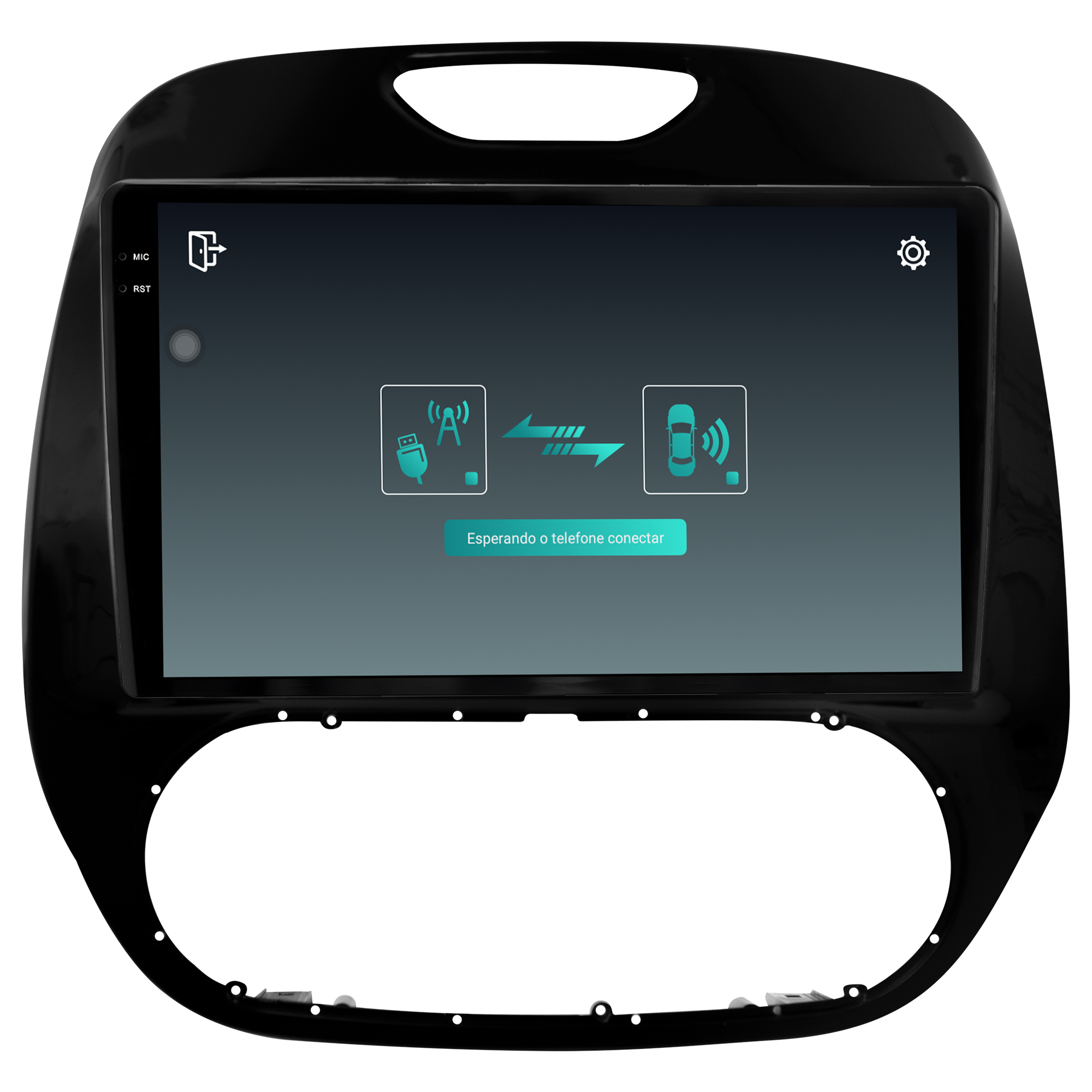 MULTIMÍDIA <BR> AIKON CORE RED <BR> 2RAM 64GB QLED 9'' <BR> CAPTUR - Imagem 8