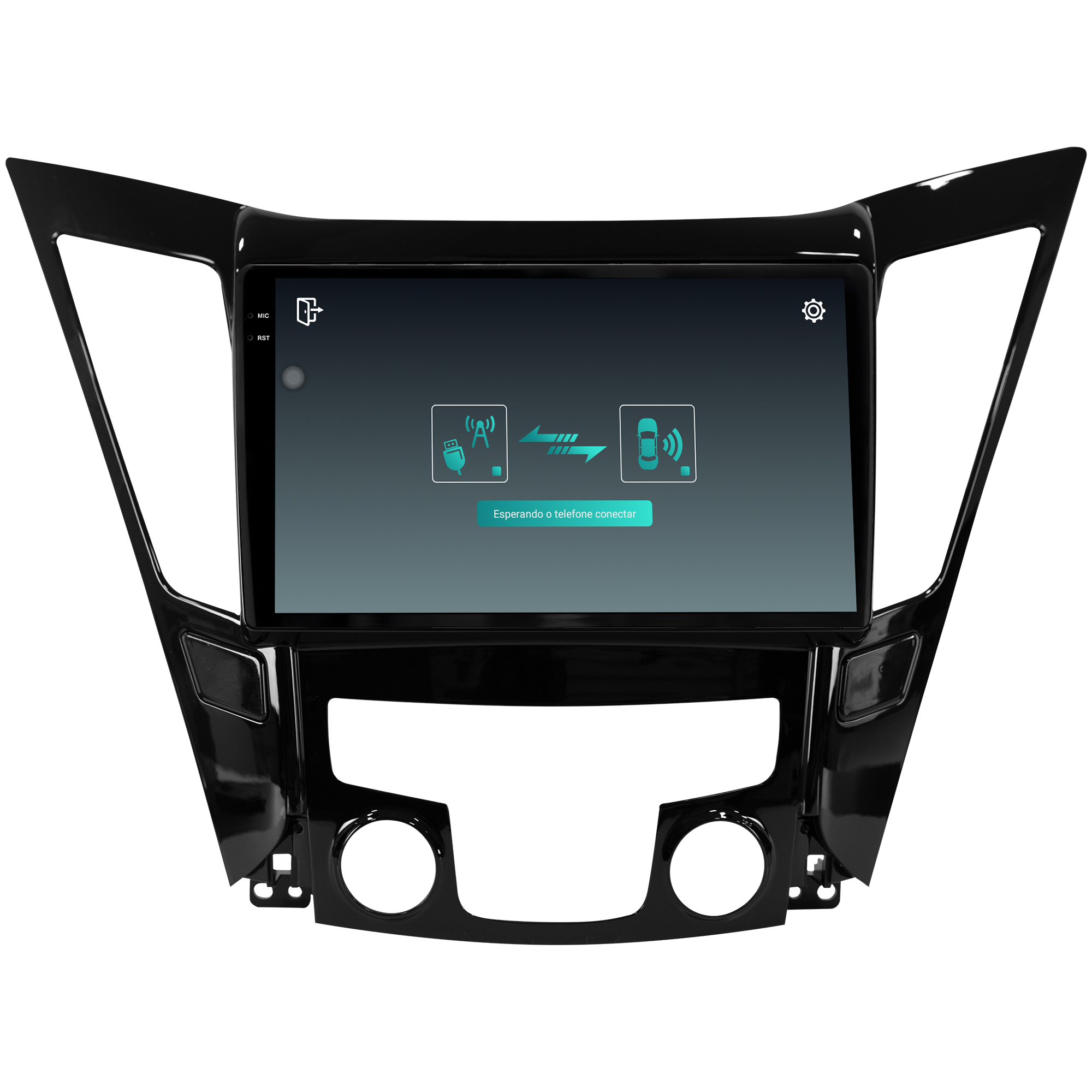 MULTIMÍDIA <BR> AIKON CORE RED <BR> 2RAM 64GB QLED 9'' <BR> HYUNDAI SONATA - Imagem 8