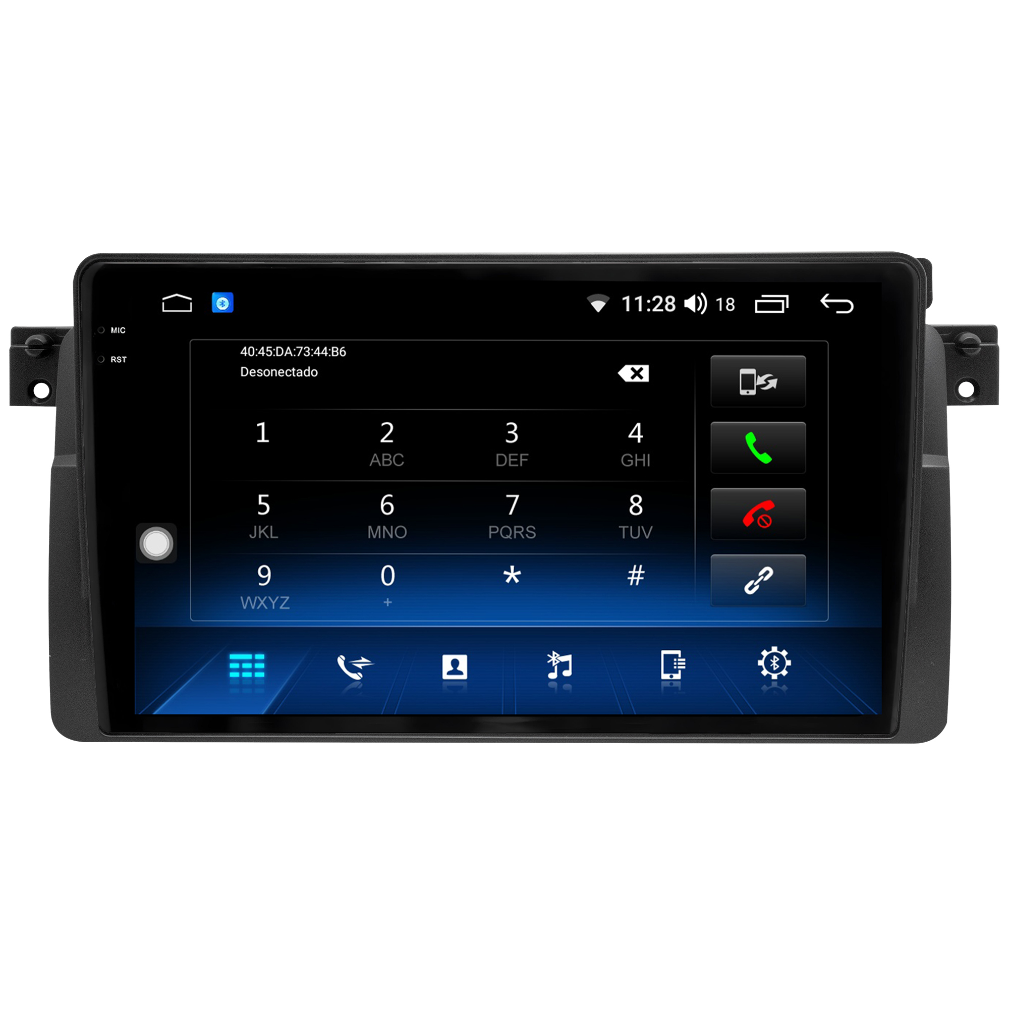 MULTIMÍDIA <BR> AIKON CORE RED <BR> 2RAM 64GB QLED 9'' <BR> SÉRIE 3 E46 320i <BR> 323ci 325i 328i 330i <BR> 1999 A 2004 - Imagem 7