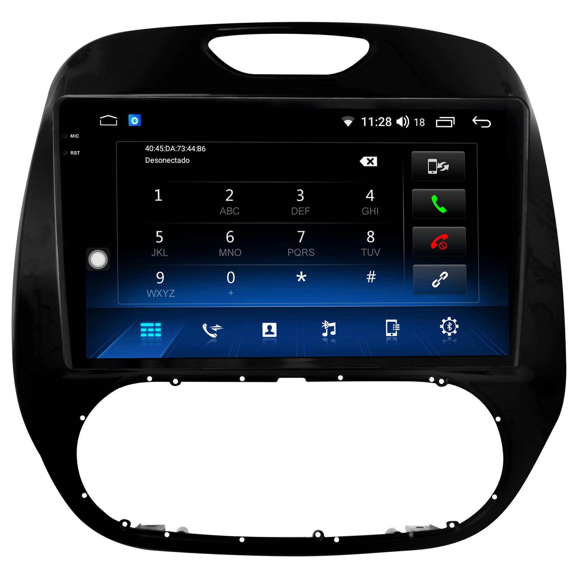 MULTIMÍDIA <BR> AIKON CORE RED <BR> 2RAM 64GB QLED 9'' <BR> CAPTUR - Imagem 7