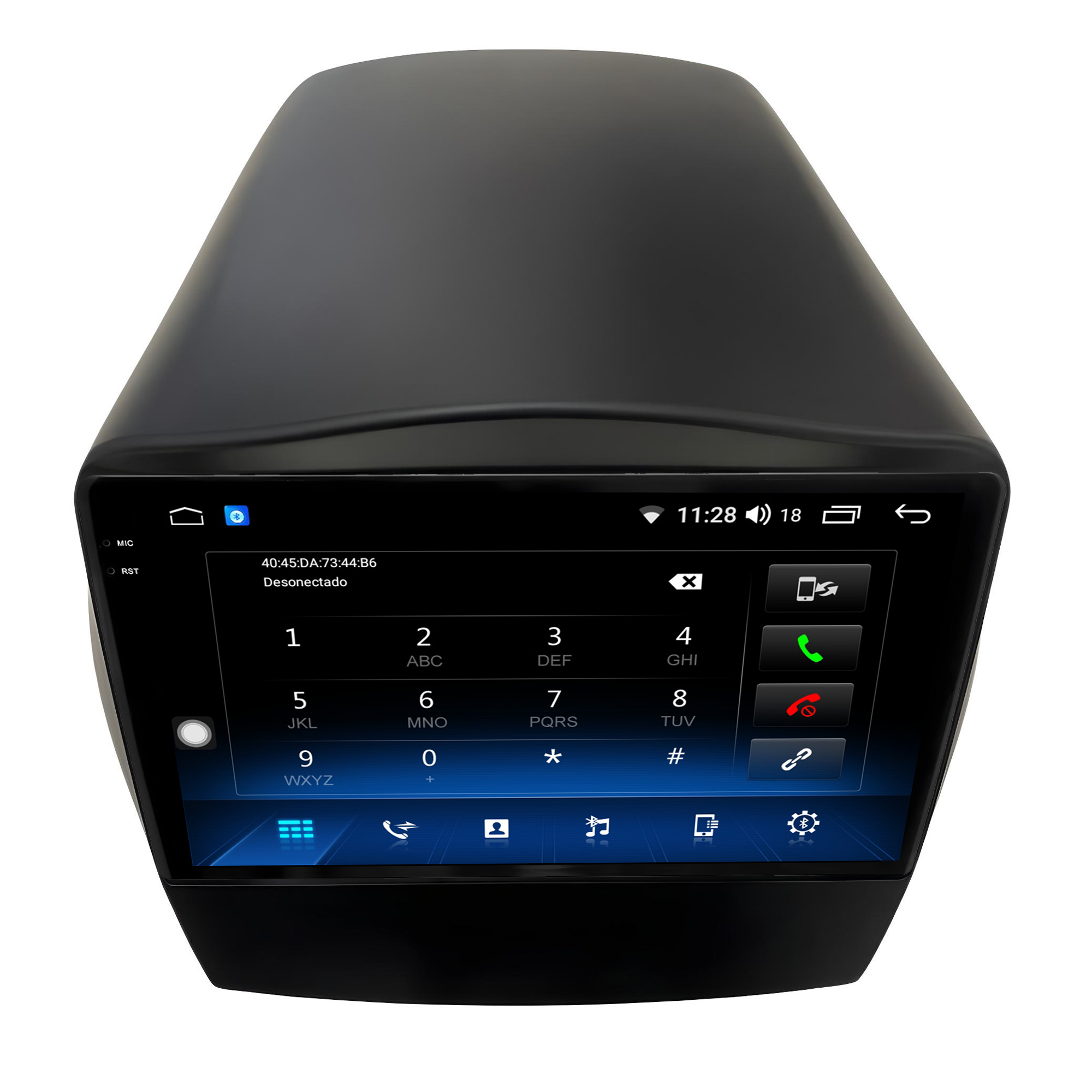 MULTIMÍDIA <BR> AIKON CORE RED <BR> 2RAM 64GB QLED 9'' <BR>HYUNDAI IX35 - Imagem 7