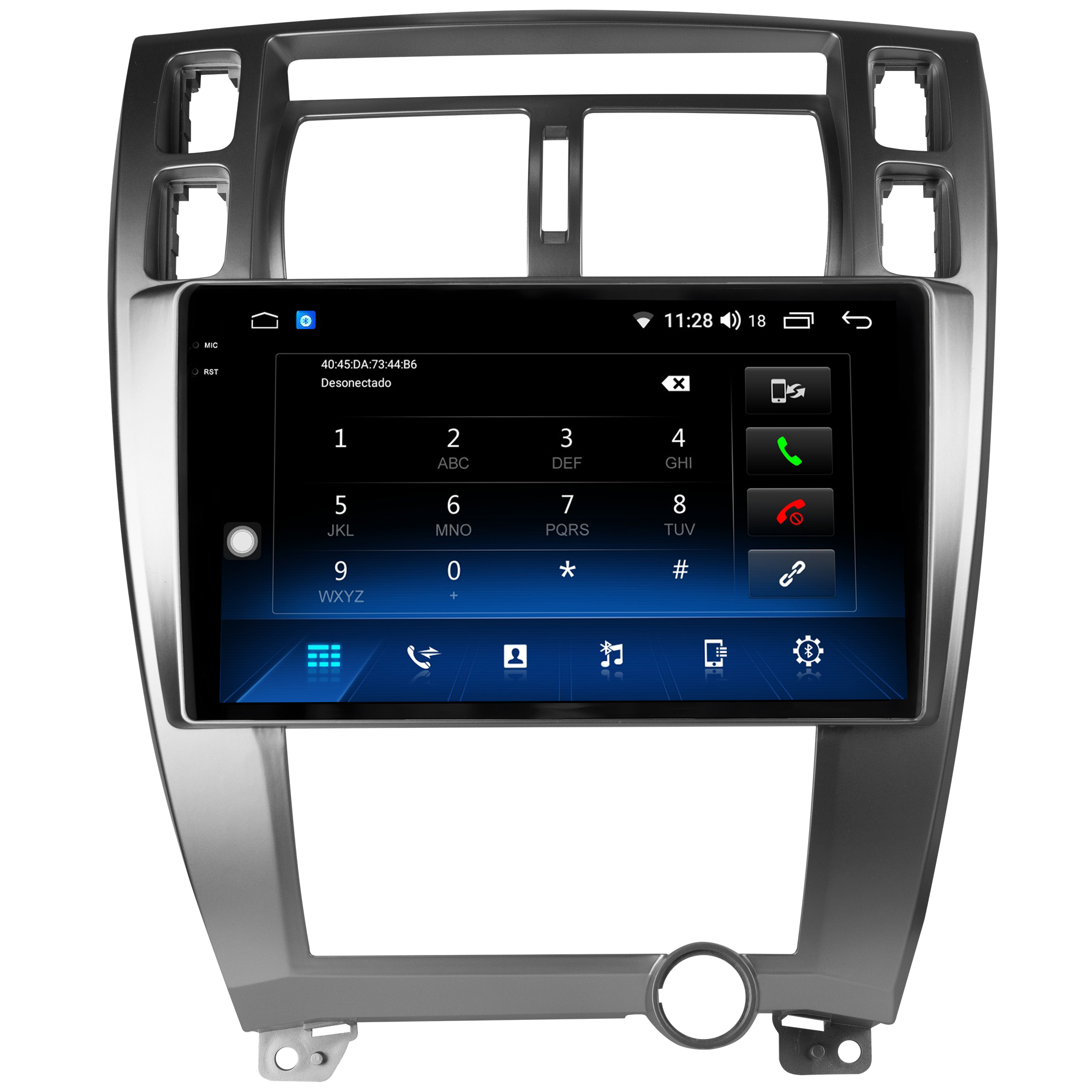 MULTIMÍDIA <BR> AIKON CORE RED <BR> 2RAM 64GB QLED 10" <BR> TUCSON ATÉ 2016 - Imagem 7