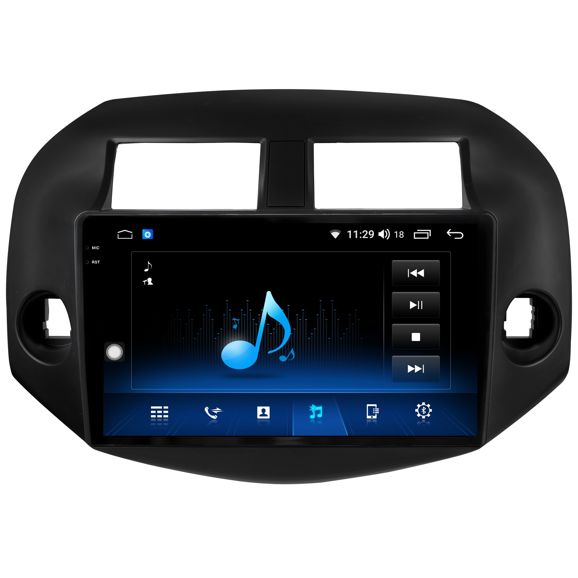 MULTIMÍDIA <BR> AIKON CORE RED <BR> 2RAM 64GB QLED 10" <BR> RAV4 2006 A 2012 - Imagem 9