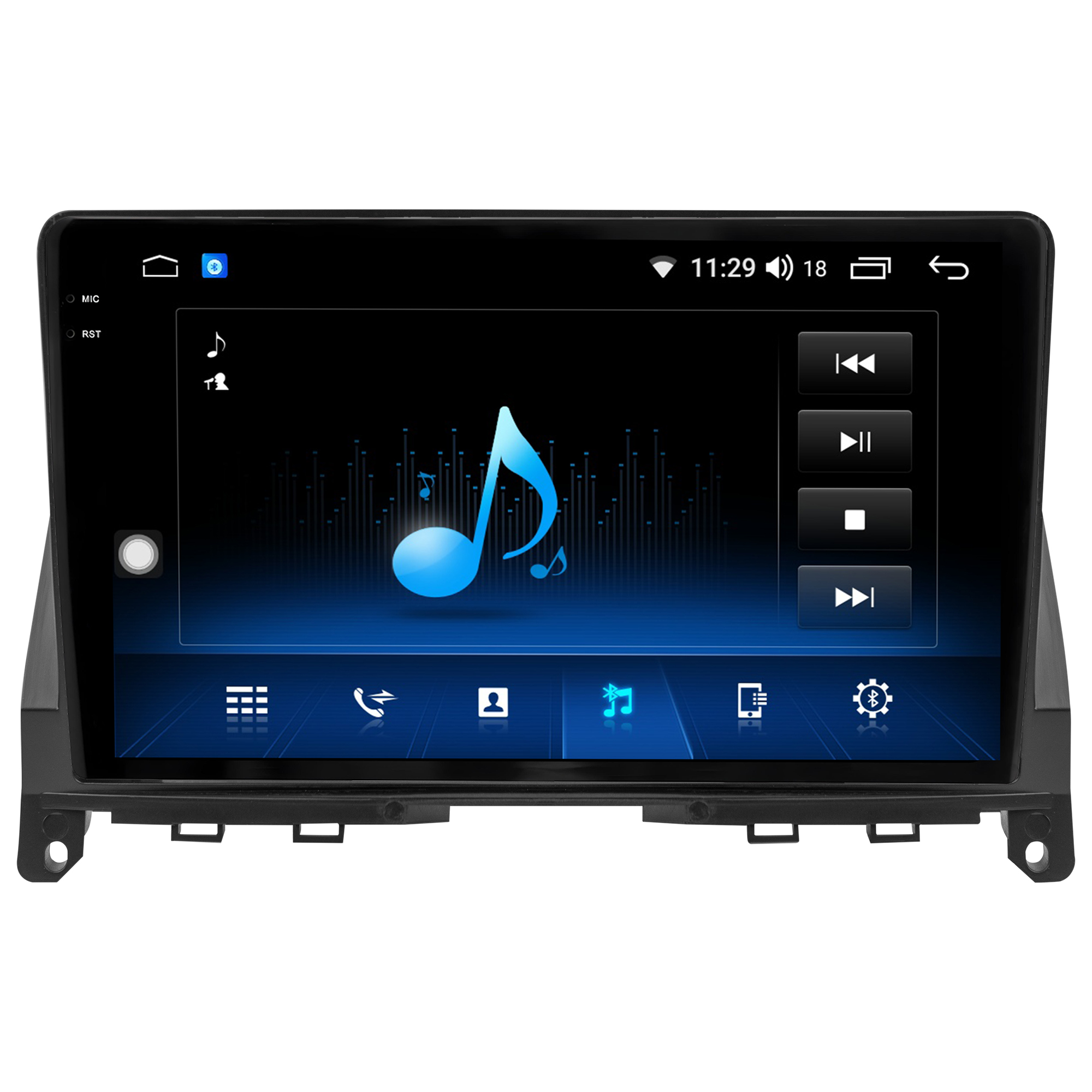 MULTIMÍDIA <BR> AIKON CORE RED <BR> 2RAM 64GB QLED 9" <BR> CLASSE C C 180 C 180 K C 200 C 200 K <BR> C 250 C 300 C 350 C 63 AMG <BR> 2008 A 2011 - Imagem 9