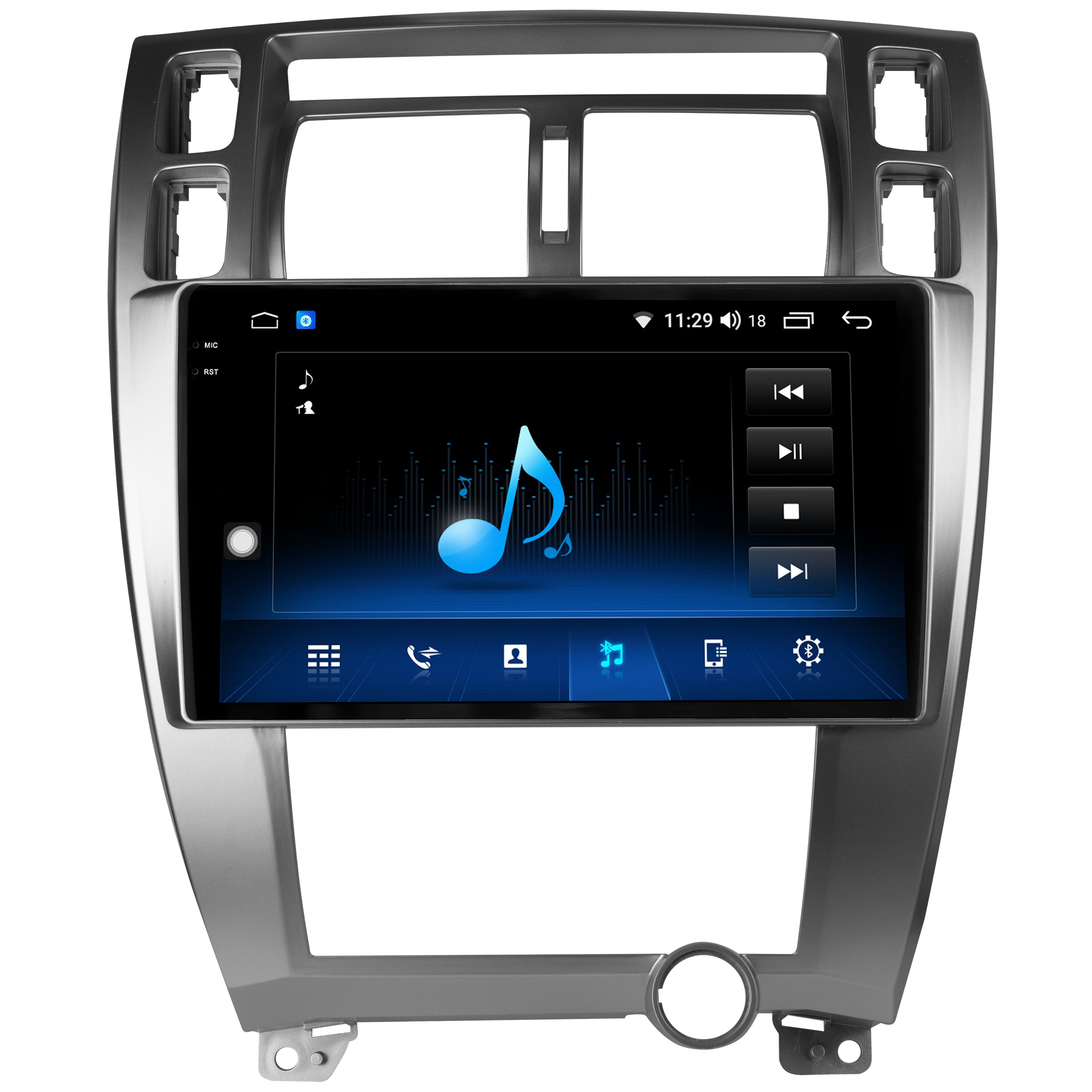 MULTIMÍDIA <BR> AIKON CORE RED <BR> 2RAM 64GB QLED 10" <BR> TUCSON ATÉ 2016 - Imagem 9