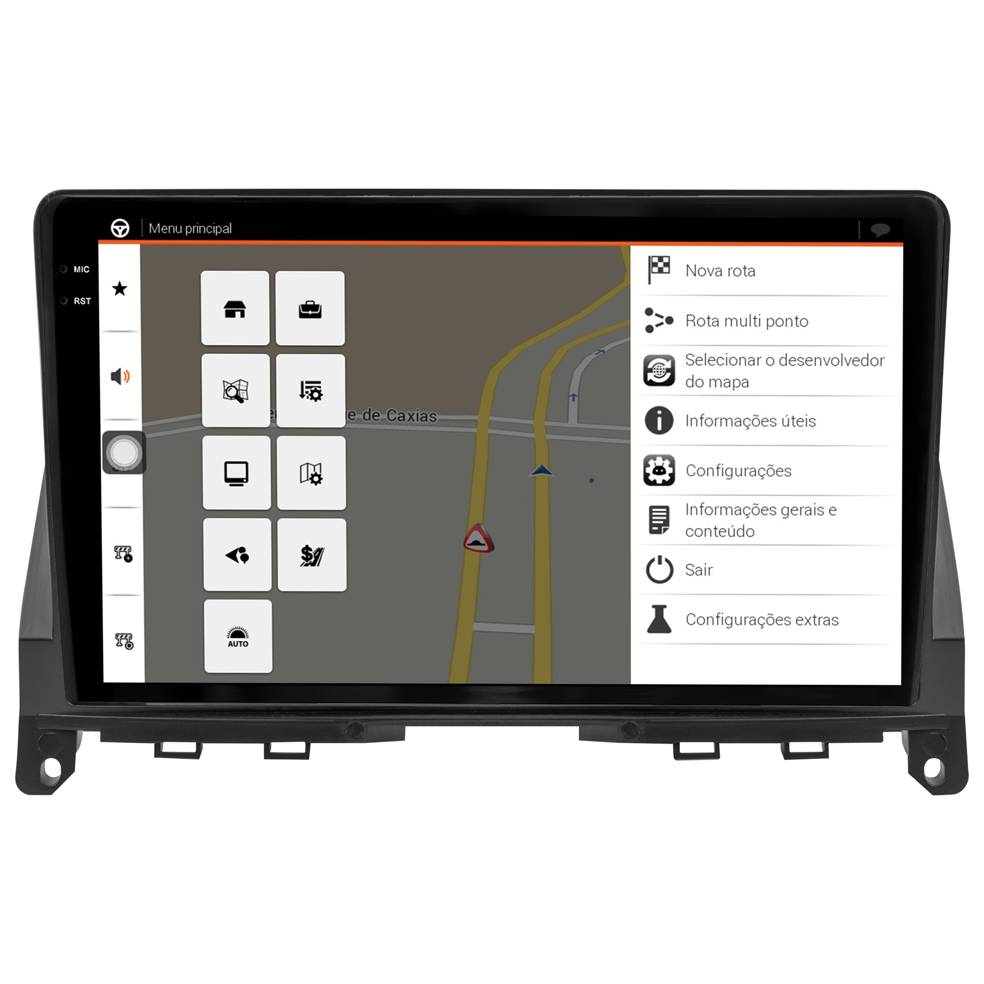 MULTIMÍDIA <BR> AIKON CORE RED <BR> 2RAM 64GB QLED 9" <BR> CLASSE C C 180 C 180 K C 200 C 200 K <BR> C 250 C 300 C 350 C 63 AMG <BR> 2008 A 2011 - Imagem 11
