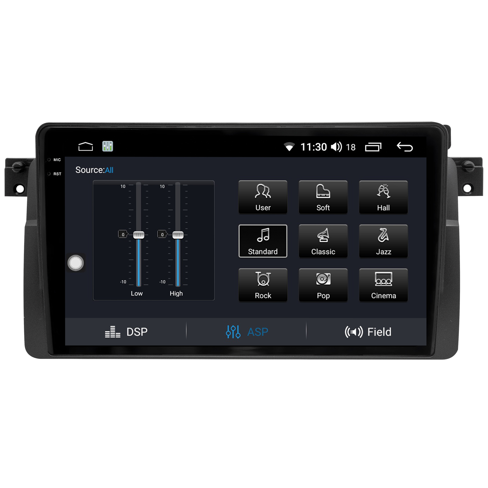 MULTIMÍDIA <BR> AIKON CORE RED <BR> 2RAM 64GB QLED 9'' <BR> SÉRIE 3 E46 320i <BR> 323ci 325i 328i 330i <BR> 1999 A 2004 - Imagem 10