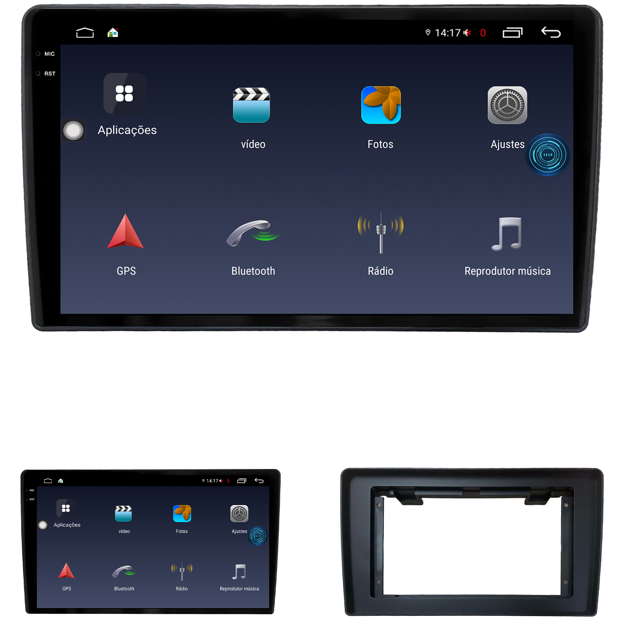 MULTIMÍDIA <BR> AIKON FÓTON <BR> 6RAM 128GB TELA 2K 9''<BR> DELIVERY 2017 ACIMA - Imagem 2