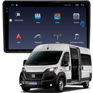 MULTIMÍDIA <BR> AIKON FÓTON<BR> 4RAM 64GB TELA 2K 9" <BR> DUCATO 2022 A 2024
