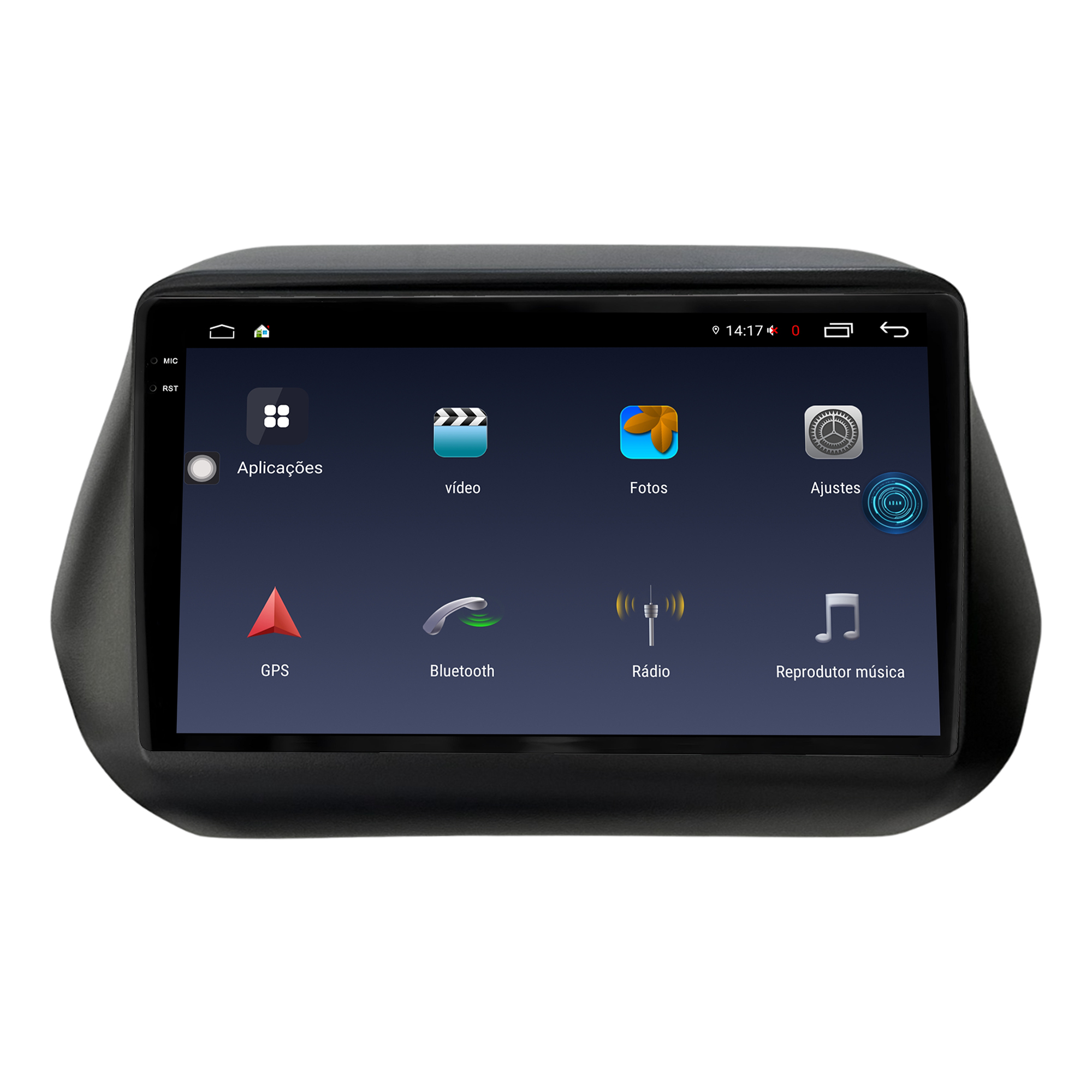 MULTIMÍDIA <BR> AIKON FÓTON <BR> 6RAM 128GB QLED 9'' <BR> CAMARO 2016 A 2024 - Imagem 3