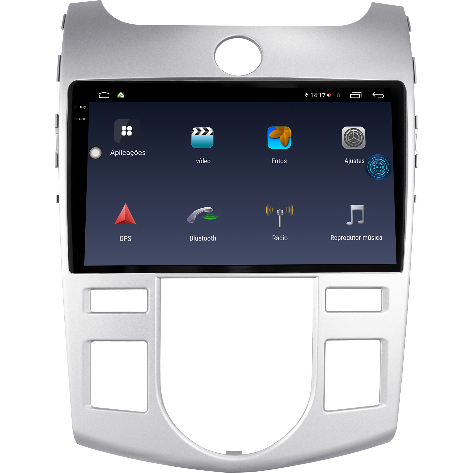 MULTIMÍDIA <BR> AIKON FÓTON <BR> 4RAM 64GB TELA 2K 9''<BR> CERATO 2009 A 2012 <BR> AR DIGITAL - Imagem 3