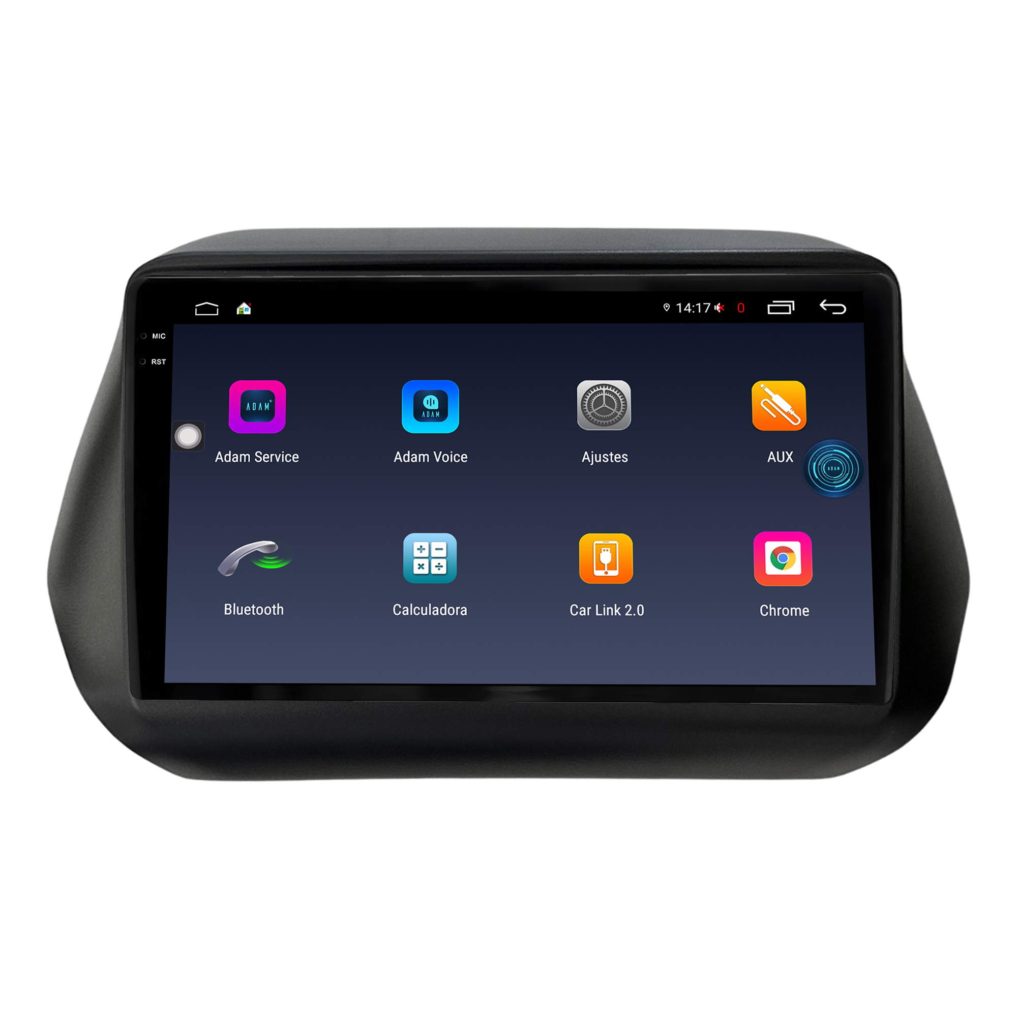 MULTIMÍDIA <BR> AIKON FÓTON <BR> 6RAM 128GB QLED 9'' <BR> CAMARO 2016 A 2024 - Imagem 4