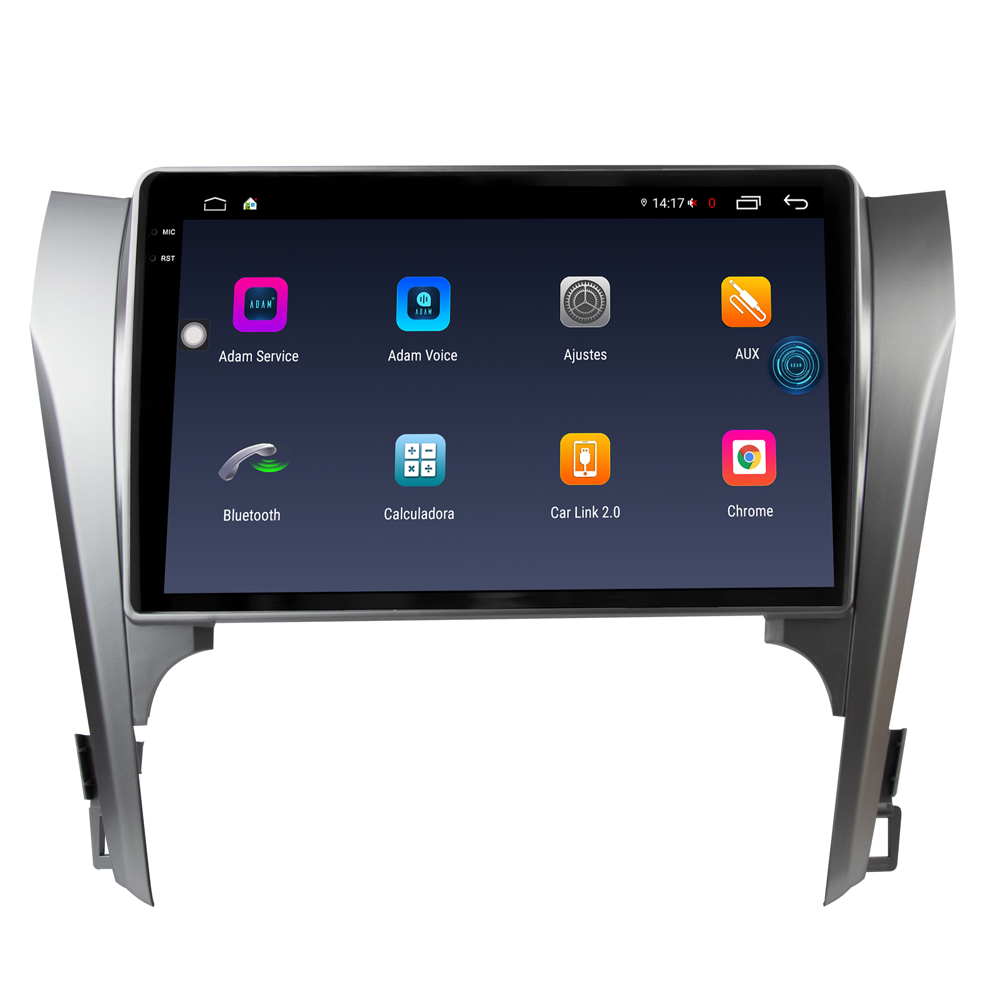 MULTIMÍDIA <BR> AIKON FÓTON <BR> 4RAM 64GB TELA 2K 10"<BR> CAMRY 2012 a 2015 - Imagem 4