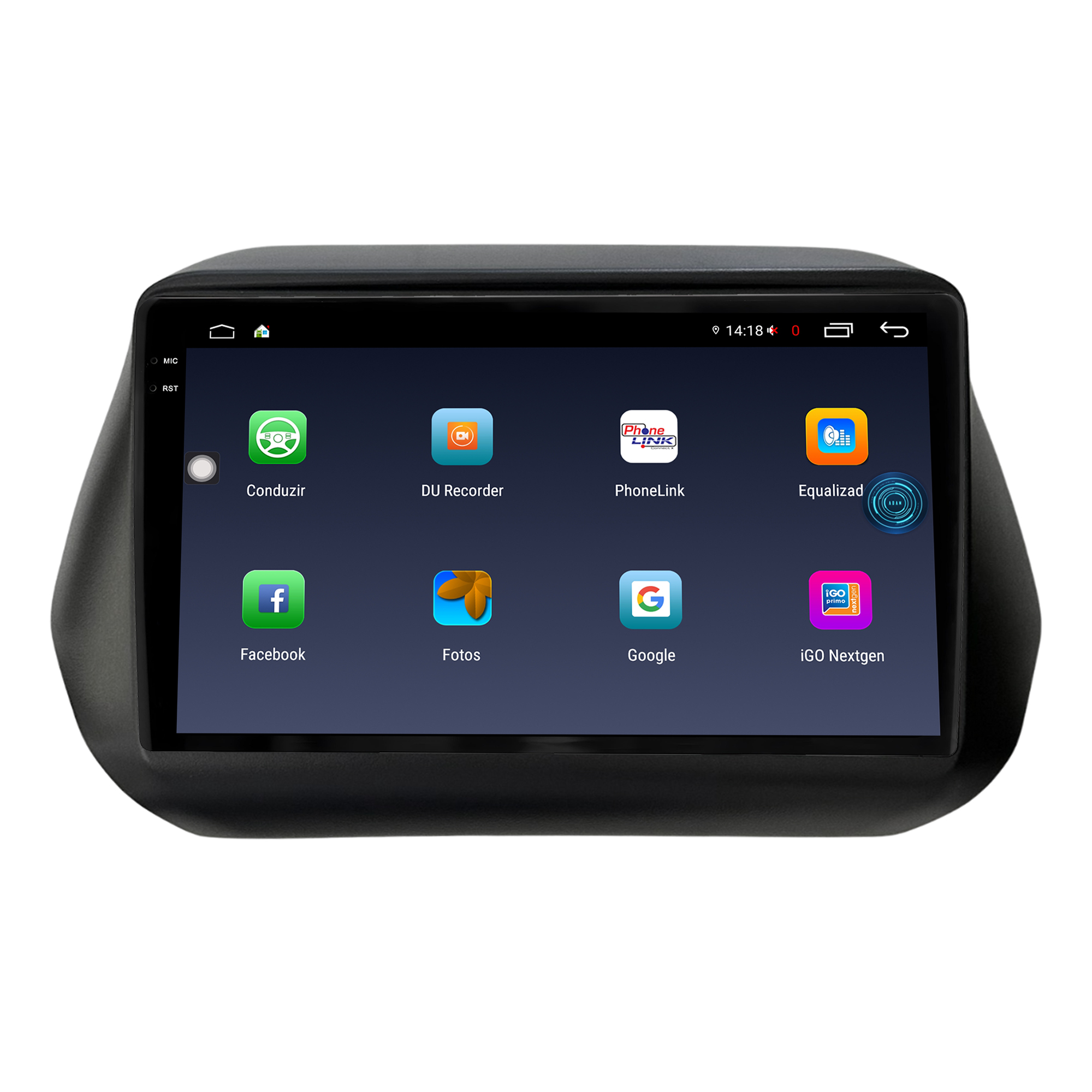MULTIMÍDIA <BR> AIKON FÓTON <BR> 6RAM 128GB QLED 9'' <BR> CAMARO 2016 A 2024 - Imagem 5