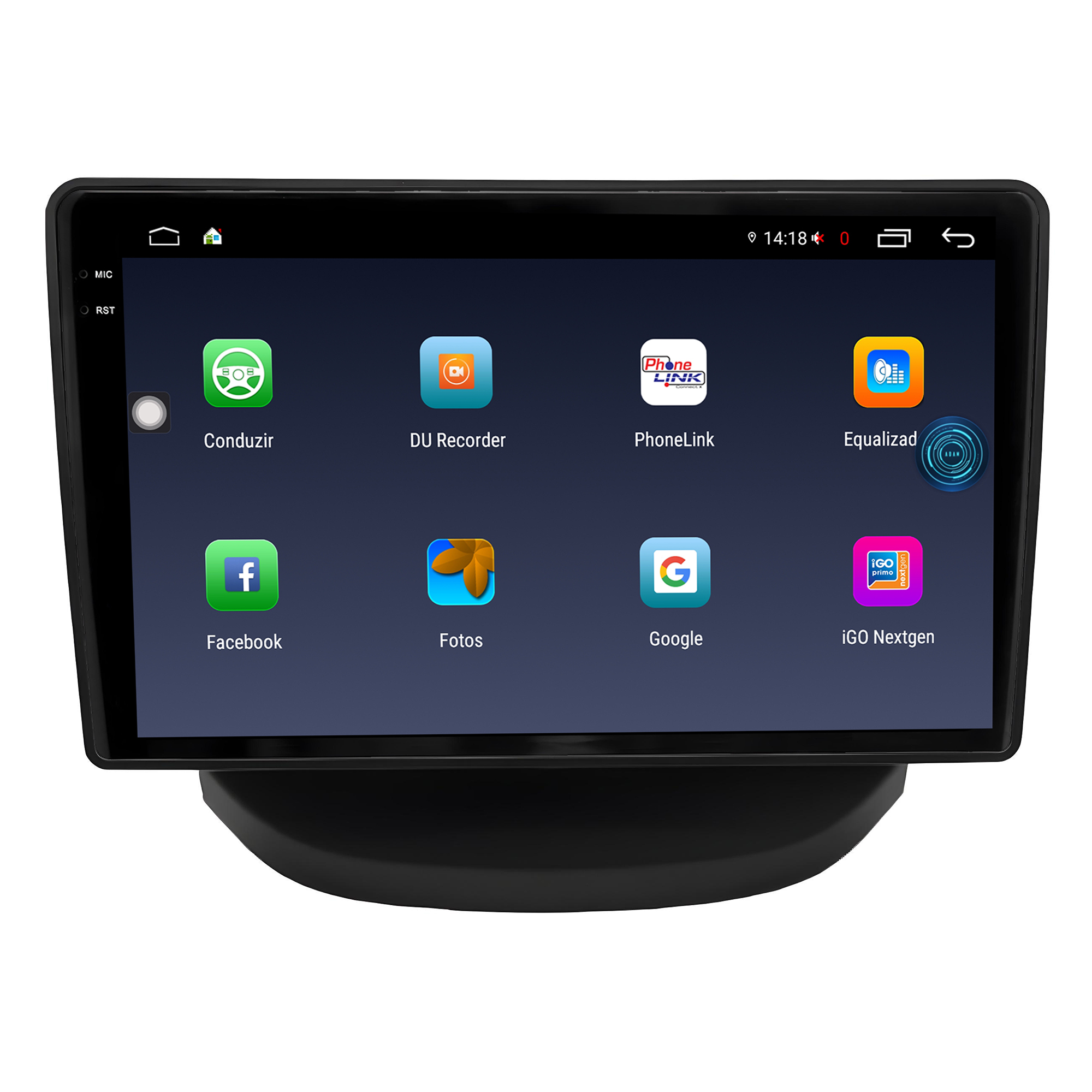 MULTIMÍDIA <BR> AIKON FÓTON <BR> 4RAM 64GB TELA 2K 9'' <BR> HB20 2012 A 2019 - Imagem 5