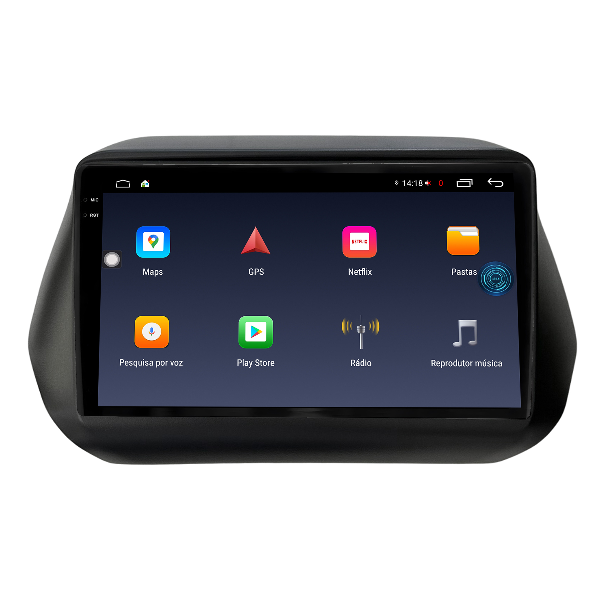 MULTIMÍDIA <BR> AIKON FÓTON <BR> 6RAM 128GB QLED 9'' <BR> CAMARO 2016 A 2024 - Imagem 6
