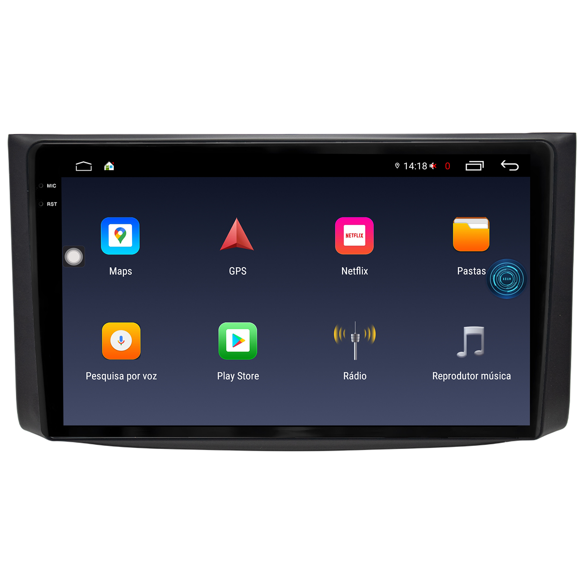 MULTIMÍDIA <BR> AIKON FÓTON <BR> 6RAM 128GB QLED 9'' <BR> CAPTIVA - Imagem 6