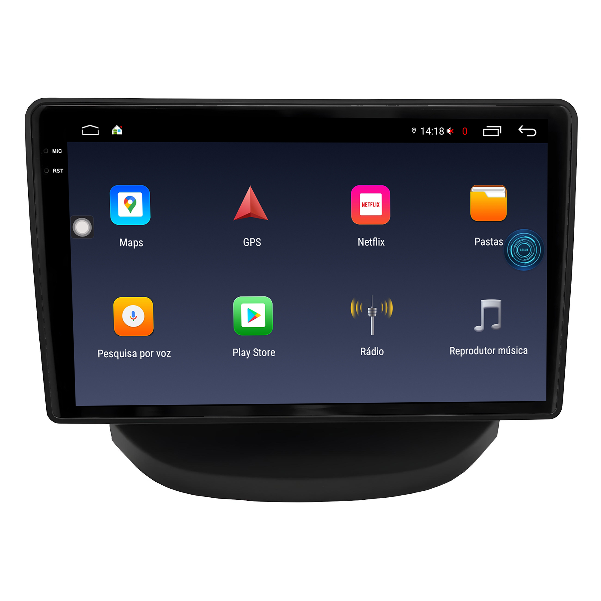 MULTIMÍDIA <BR> AIKON FÓTON <BR> 4RAM 64GB TELA 2K 9'' <BR> HB20 2012 A 2019 - Imagem 6