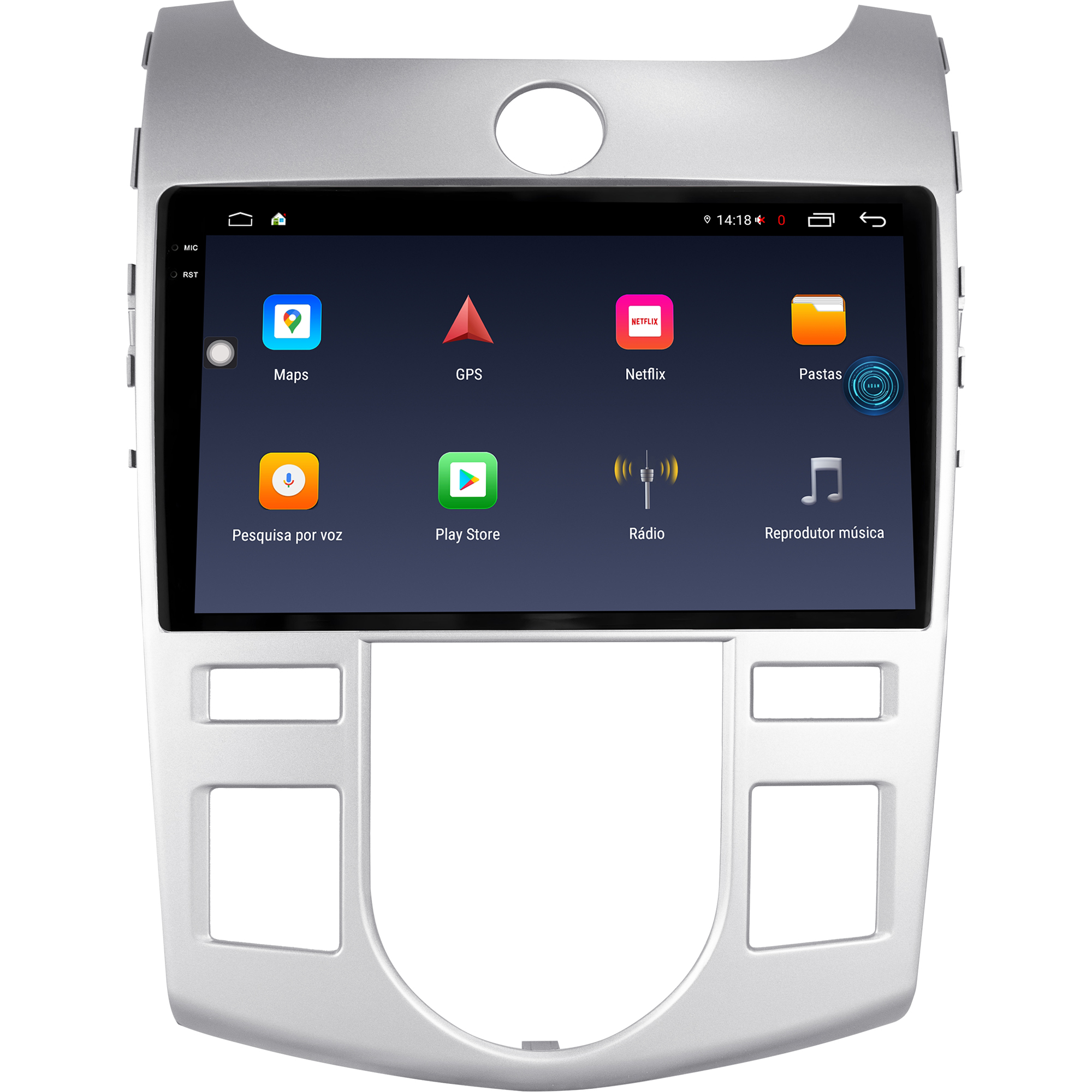 MULTIMÍDIA <BR> AIKON FÓTON <BR> 4RAM 64GB TELA 2K 9''<BR> CERATO 2009 A 2012 <BR> AR DIGITAL - Imagem 6