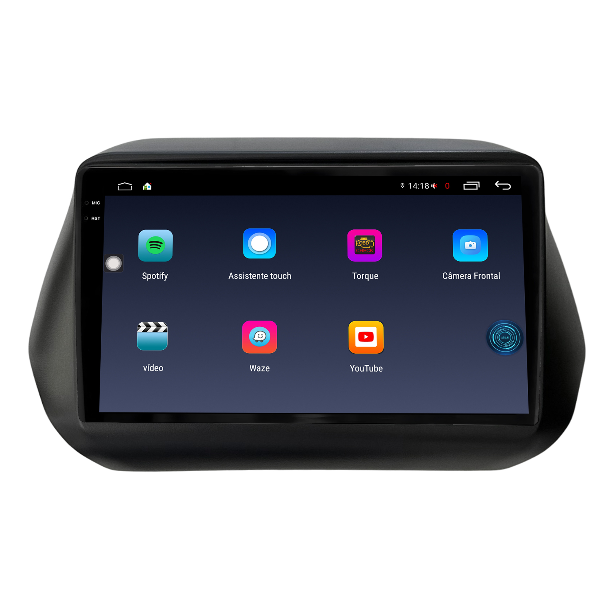 MULTIMÍDIA <BR> AIKON FÓTON <BR> 6RAM 128GB QLED 9'' <BR> CAMARO 2016 A 2024 - Imagem 7