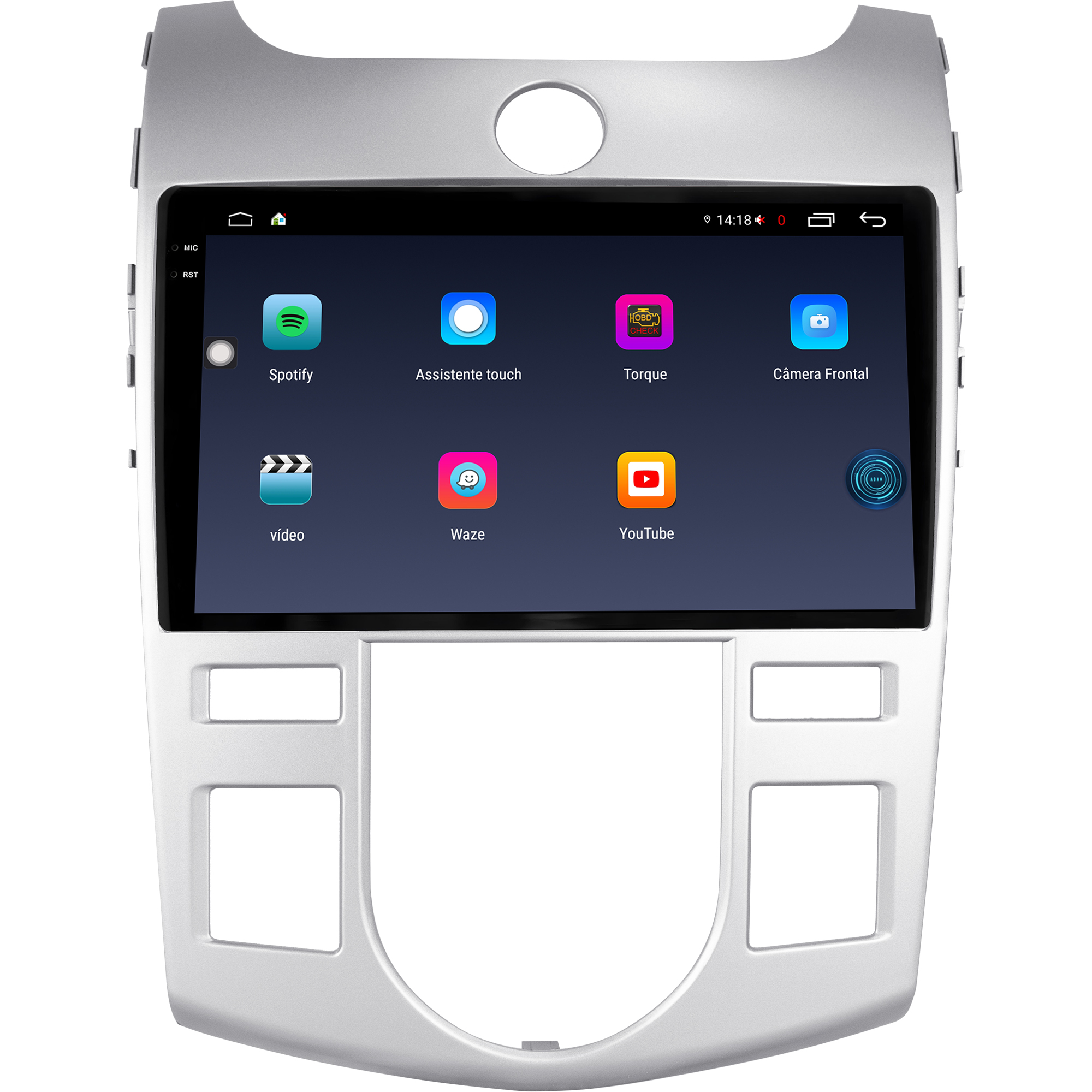 MULTIMÍDIA <BR> AIKON FÓTON <BR> 4RAM 64GB TELA 2K 9''<BR> CERATO 2009 A 2012 <BR> AR DIGITAL - Imagem 7