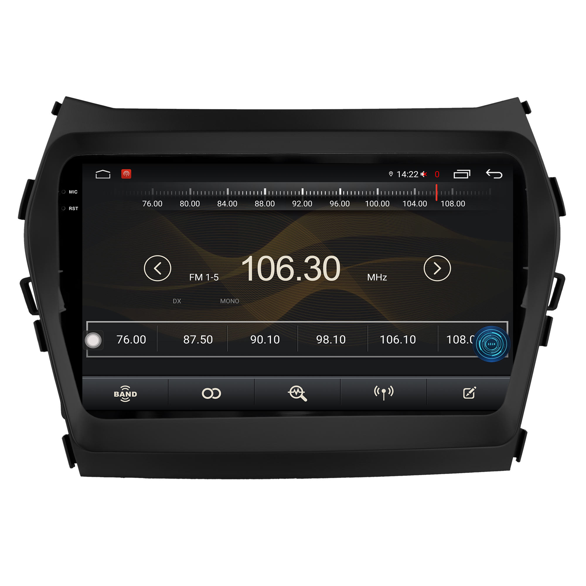 MULTIMÍDIA <BR> AIKON FÓTON <BR> 4RAM 64GB TELA 2K 9'' <BR> SANTA FÉ 2014 A 2019 - Imagem 10