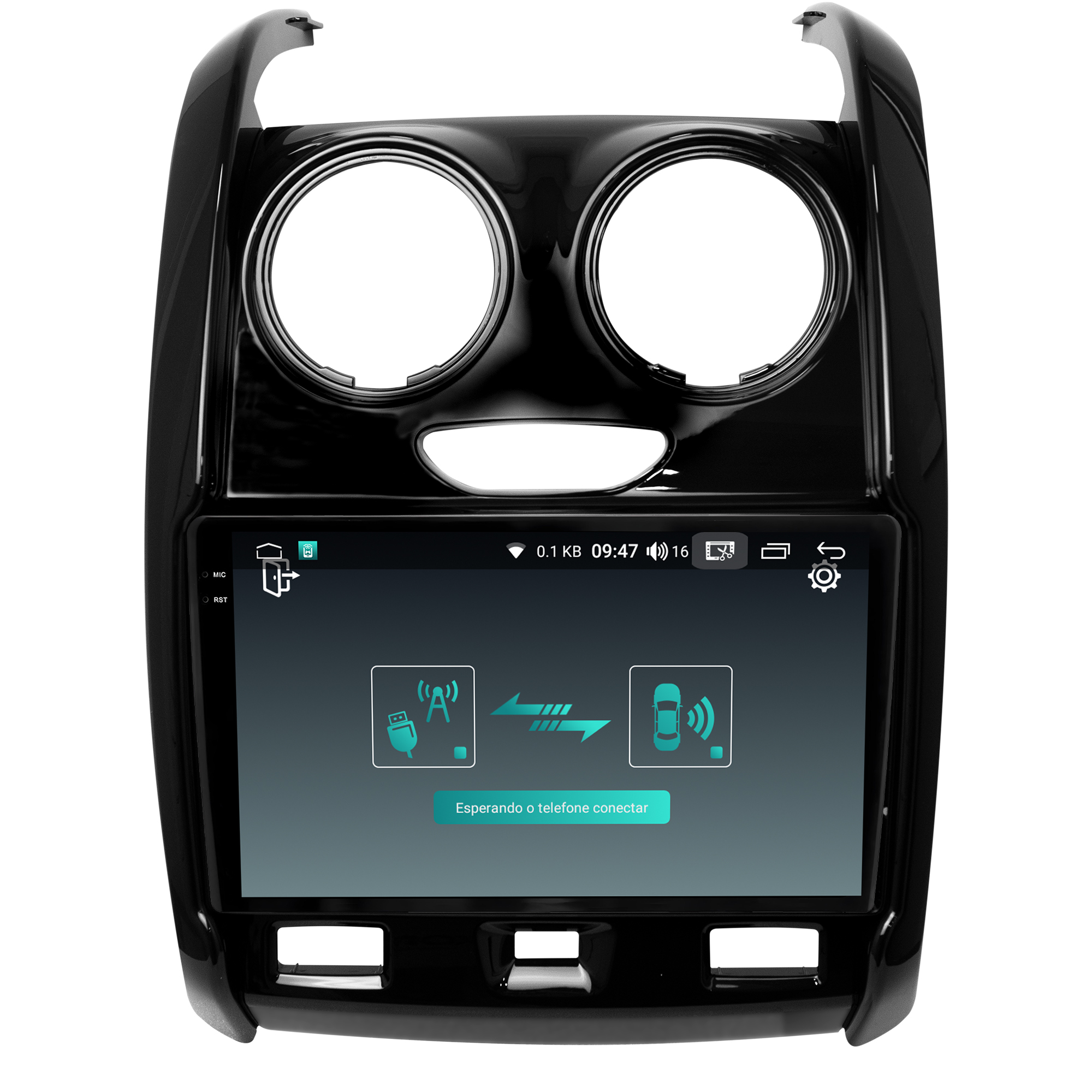 MULTIMÍDIA <BR> AIKON FÓTON <BR> 4RAM 64GB TELA 2K 9'' <BR> DUSTER 2016 A 2020 <BR> OROCH 2016 A 2022 - Imagem 8