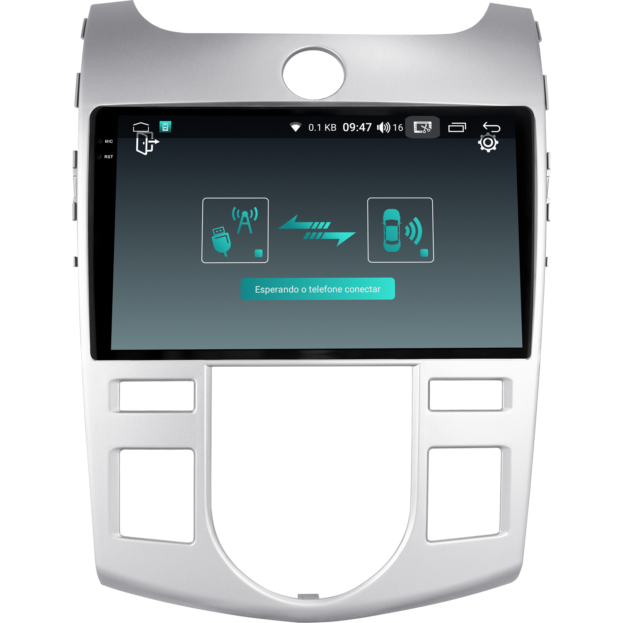 MULTIMÍDIA <BR> AIKON FÓTON <BR> 4RAM 64GB TELA 2K 9''<BR> CERATO 2009 A 2012 <BR> AR DIGITAL - Imagem 8