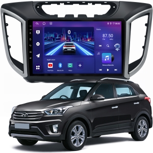 MULTIMÍDIA JOKER <BR> 4RAM 64GB 9" <BR> CRETA ATÉ 2021 <BR> CRETA ACTION 2022 ACIMA