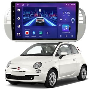 MULTIMÍDIA JOKER <BR> 4RAM 64GB 9" <BR> FIAT 500 ATÉ 2015
