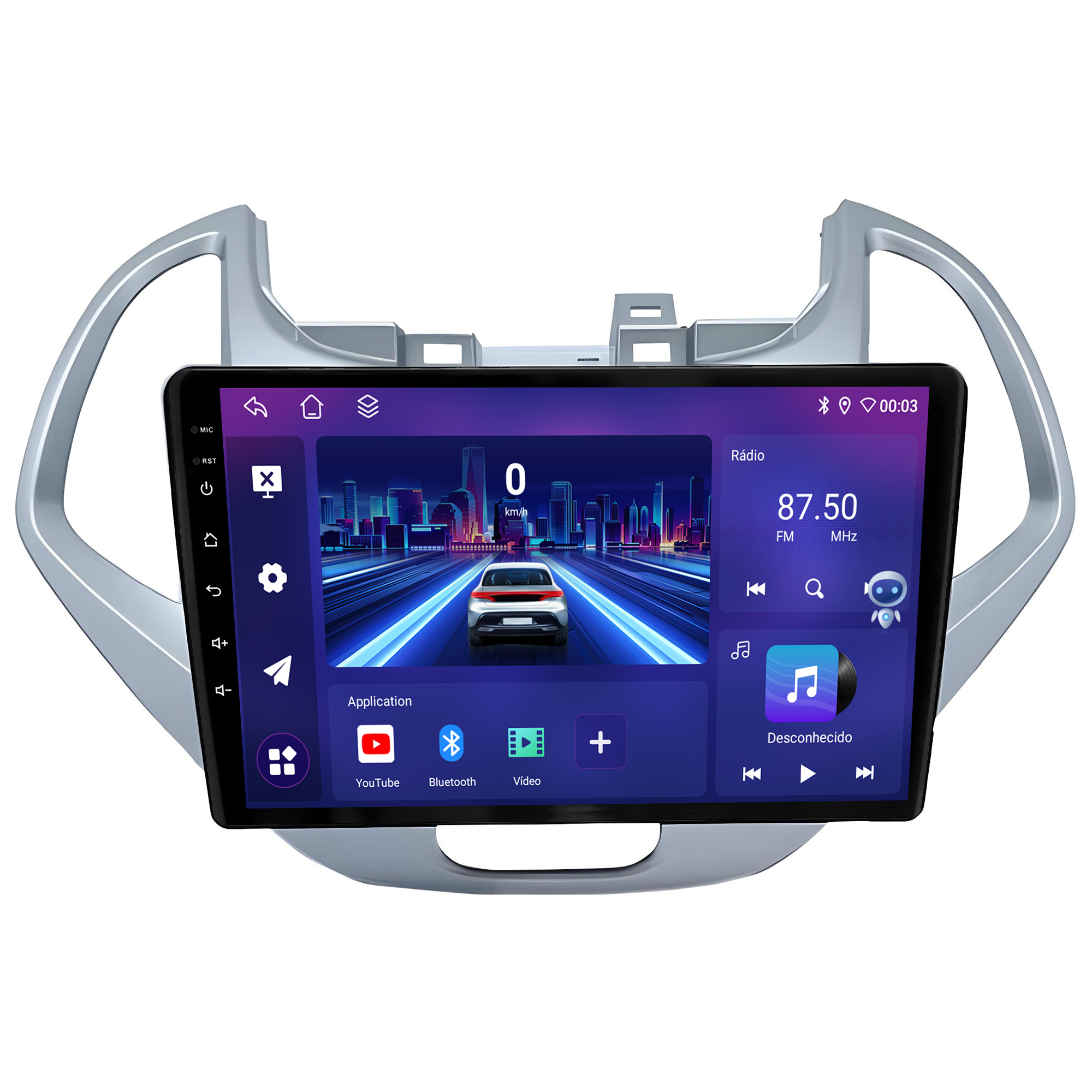 MULTIMÍDIA JOKER <BR> 4RAM 64GB 9" <BR> KA 2019 ACIMA - Imagem 3