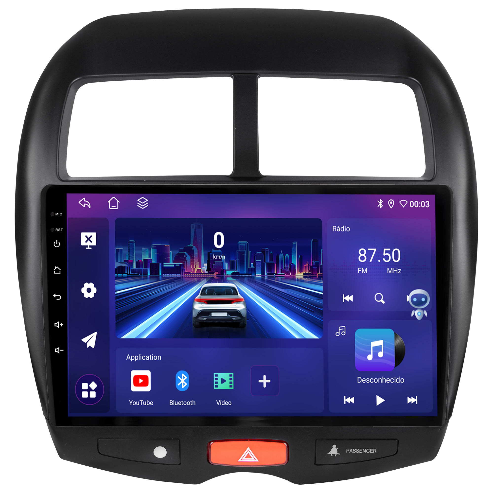 MULTIMÍDIA JOKER <BR> 4RAM 64GB 10" <BR> ASX - Imagem 3