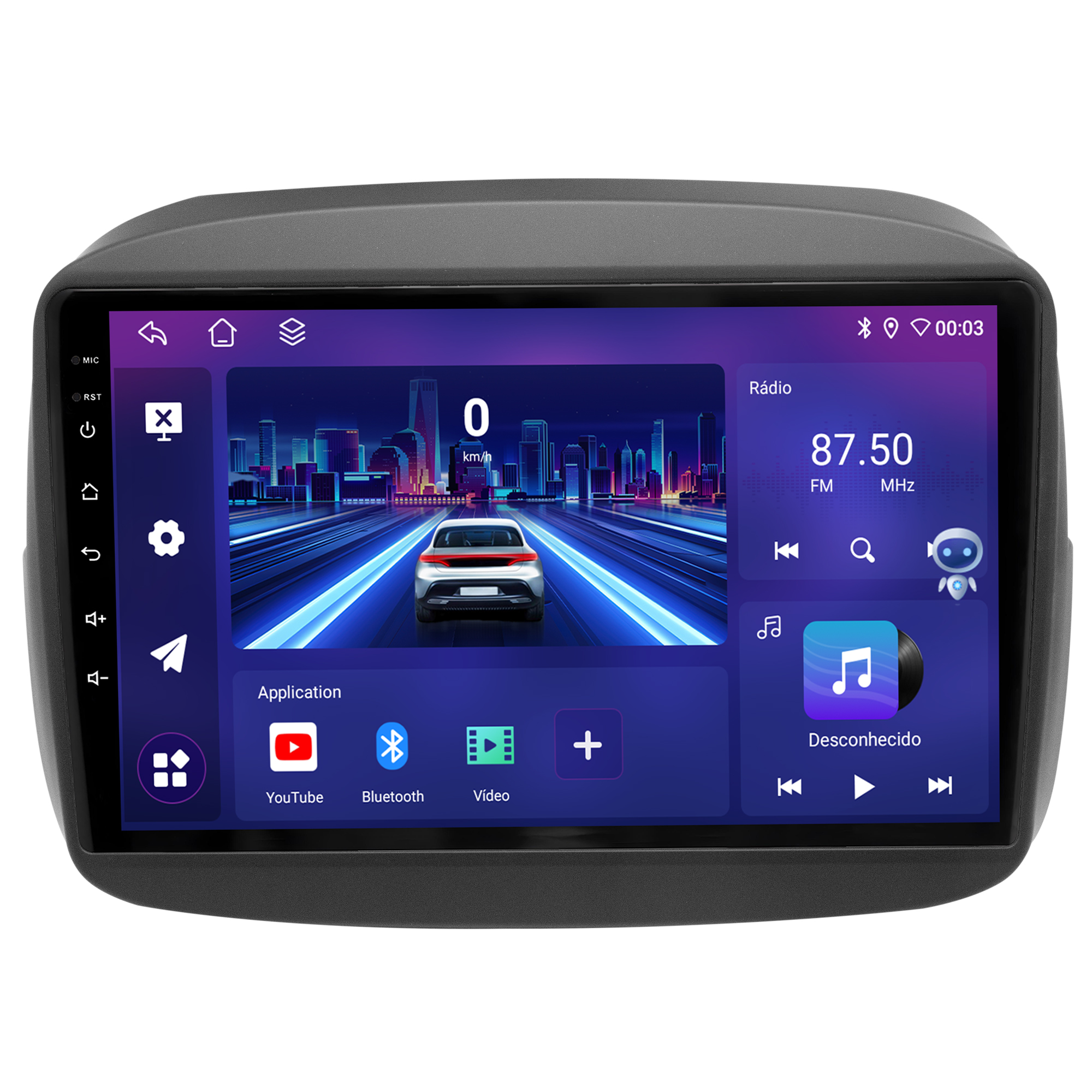 MULTIMÍDIA JOKER <BR> 4RAM 64GB 9" <BR> MOBI - Imagem 3