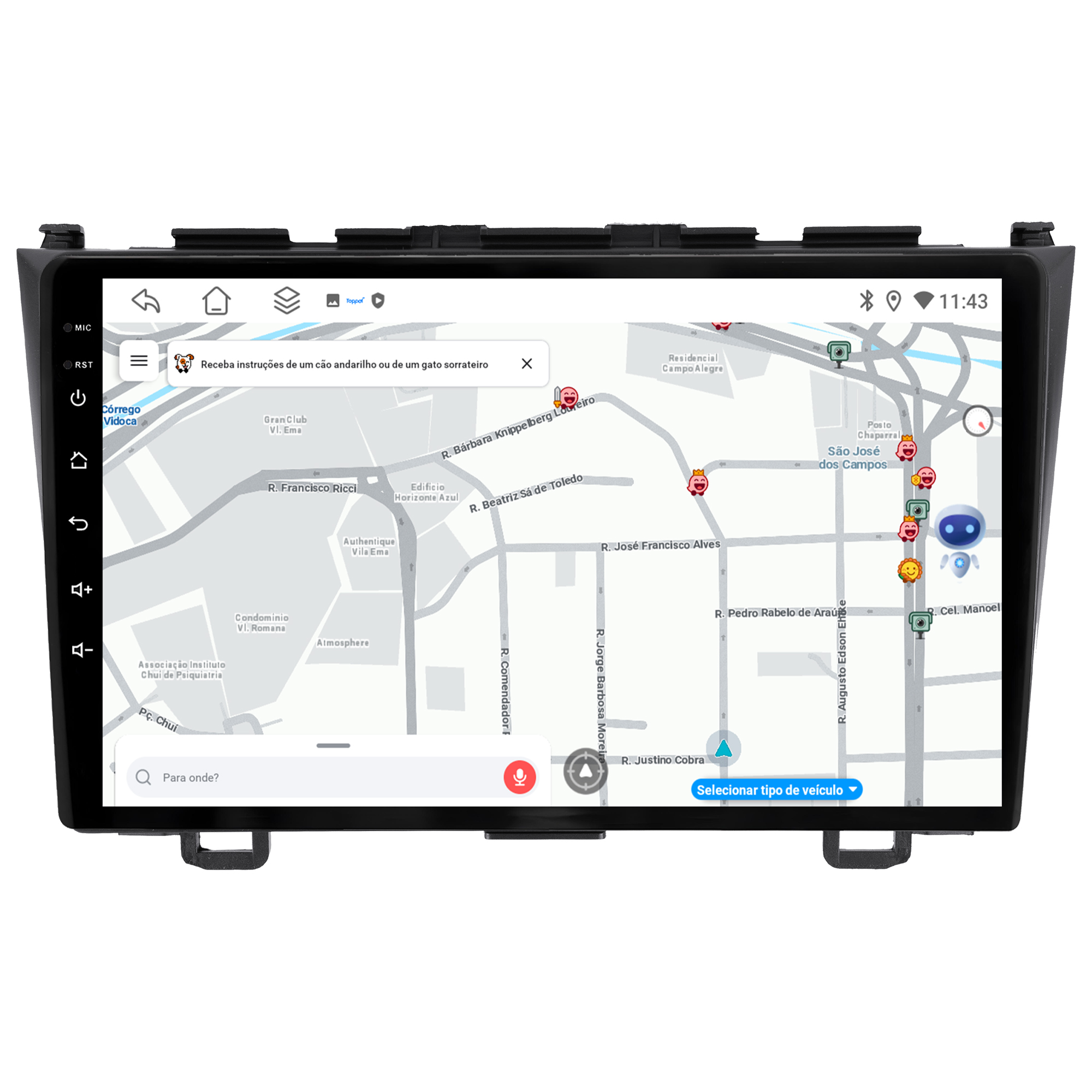MULTIMÍDIA JOKER <BR> 4RAM 64GB 9" <BR> CRV 2007 A 2011 - Imagem 12