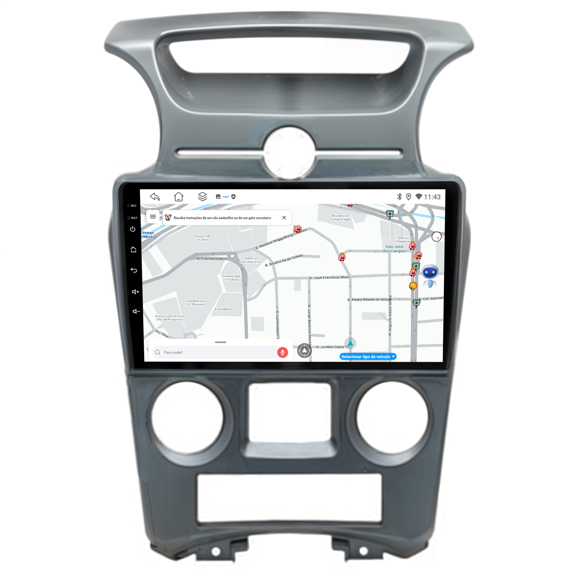 MULTIMÍDIA JOKER <BR> 4RAM 64GB 9" <BR> CARENS 2008 A 2013 - Imagem 12