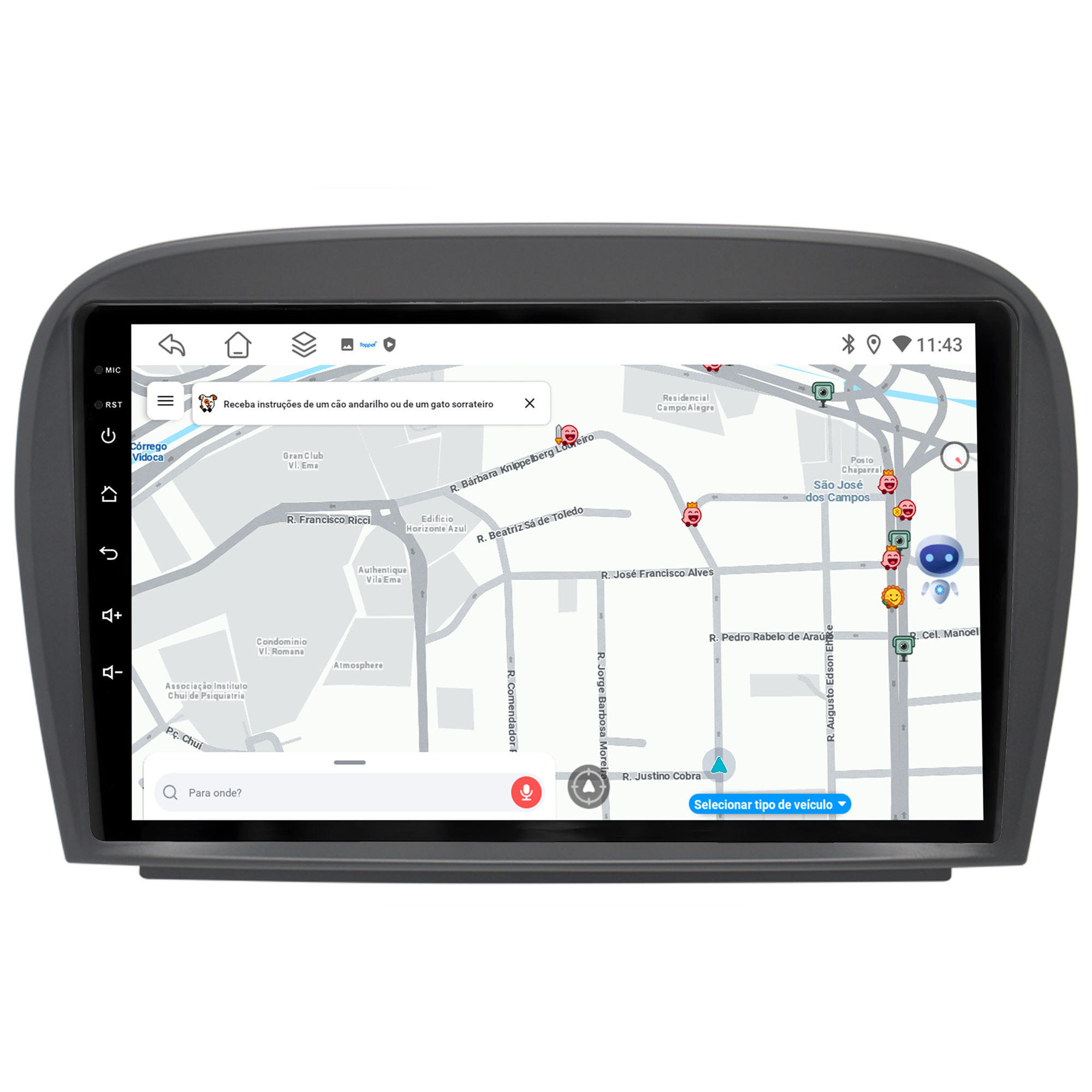 MULTIMÍDIA JOKER <BR> 4RAM 64GB 9" <BR> CLASS SL 2004 A 2011 <BR> SL350 SL500 SL600 SL63 AMG SL65 AMG - Imagem 12