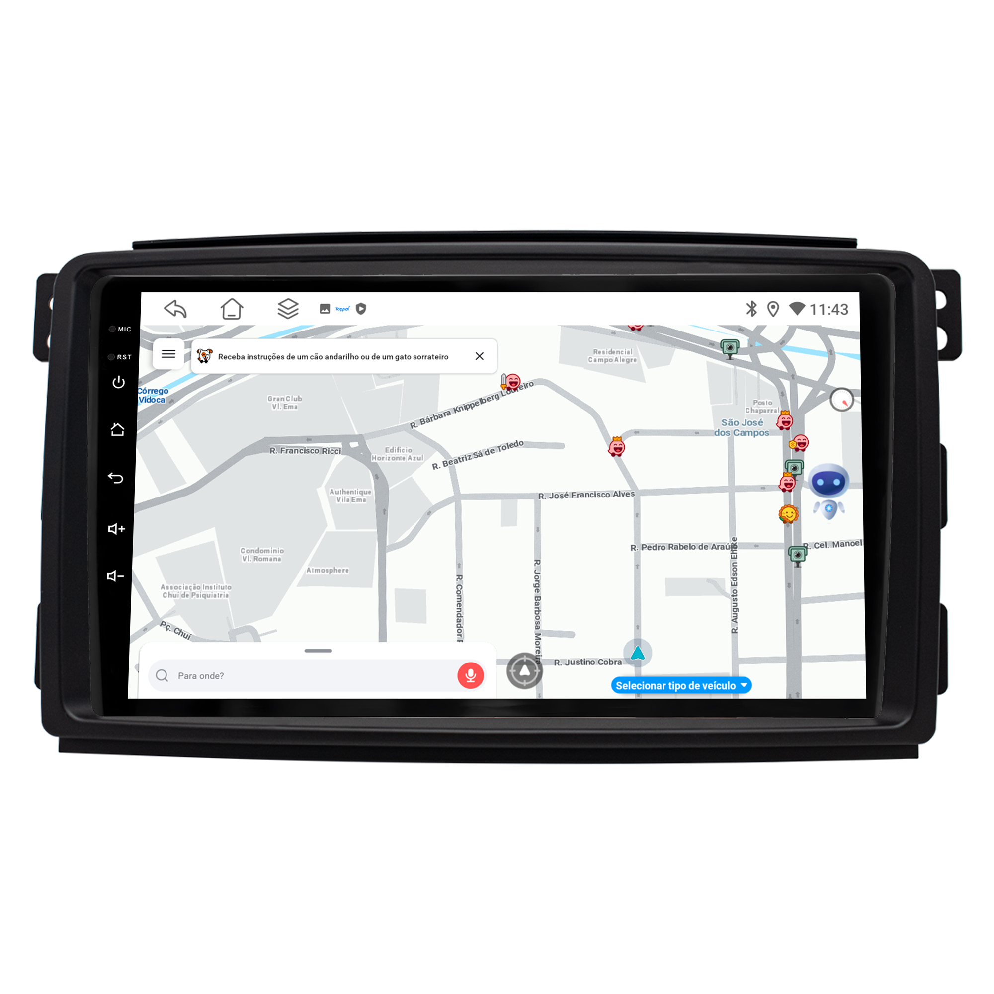 MULTIMÍDIA JOKER <BR> 4RAM 64GB 9" <BR> SMART 2008 A 2011 - Imagem 12