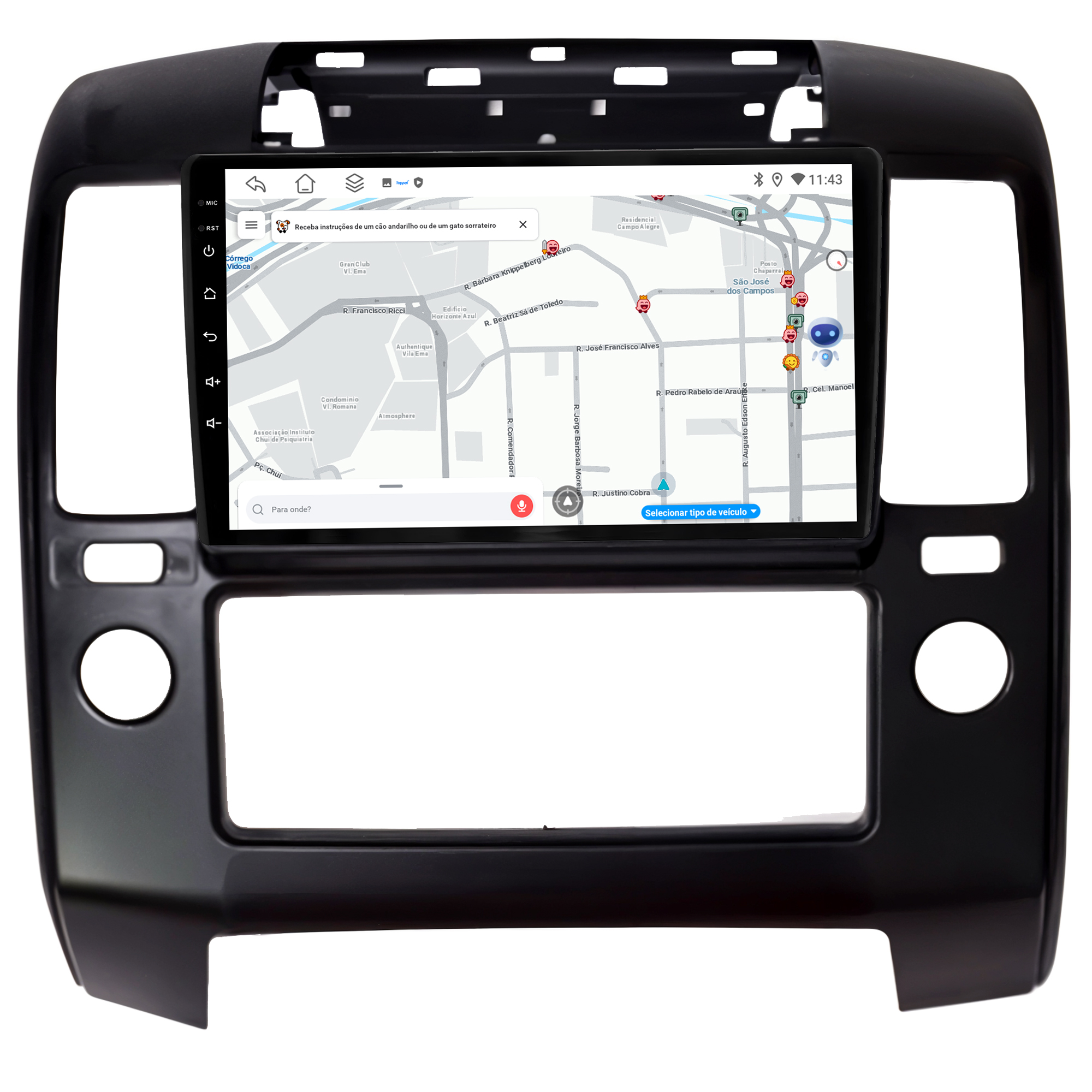 MULTIMÍDIA JOKER <BR> 4RAM 64GB 9" <BR> FRONTIER AR ANALÓGICO 2008 A 2016 - Imagem 12