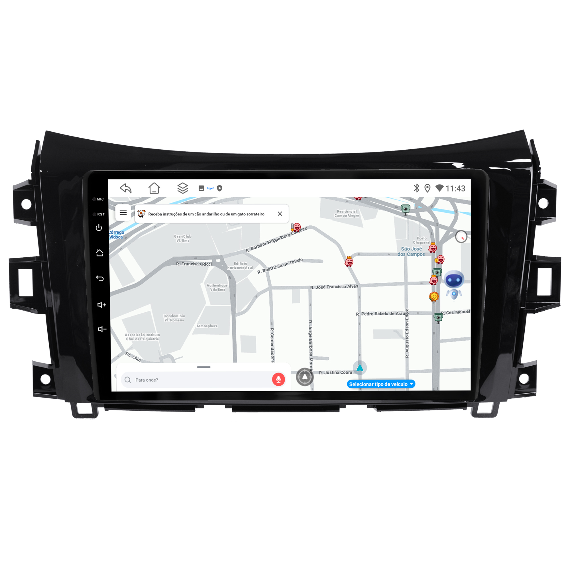 MULTIMÍDIA JOKER <BR> 4RAM 64GB 9" <BR> FRONTIER 2017 A 2024 - Imagem 12