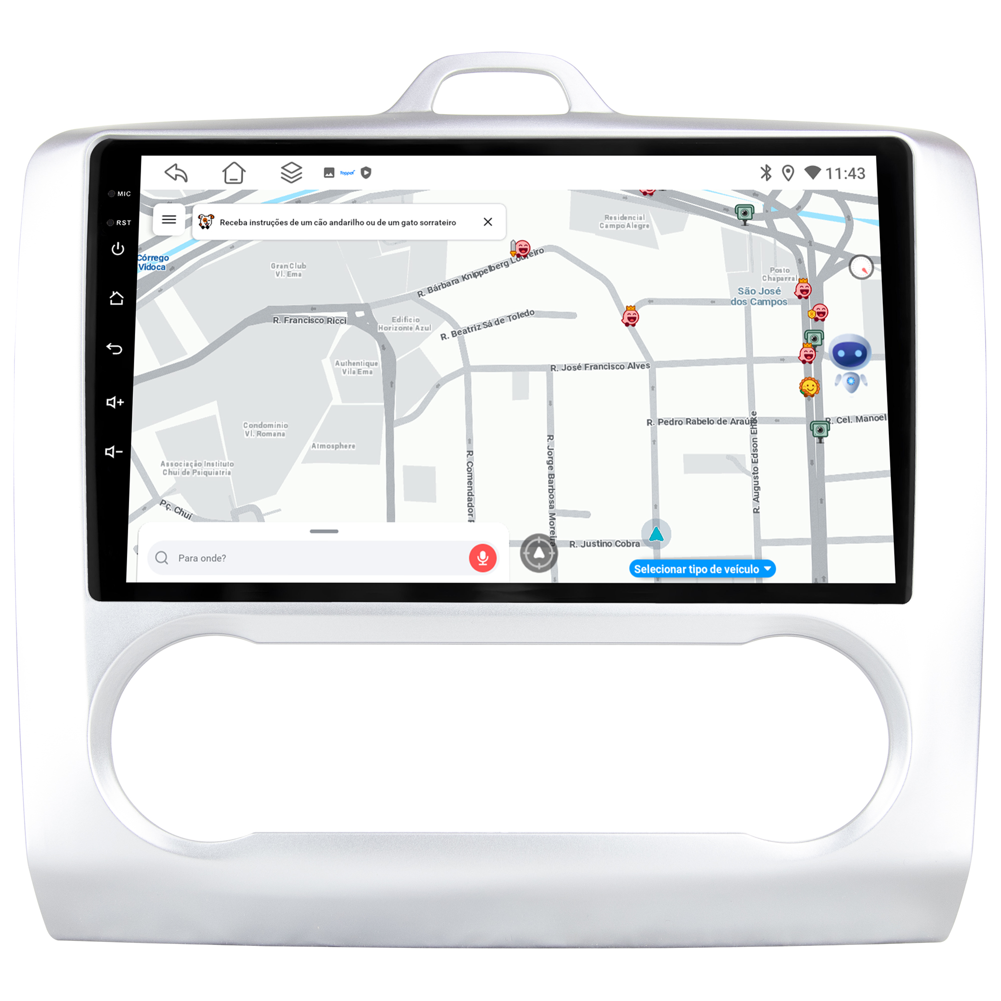 MULTIMÍDIA JOKER <BR> 4RAM 64GB 9" <BR> FOCUS 2009 A 2013 <BR> AR DIGITAL - Imagem 12