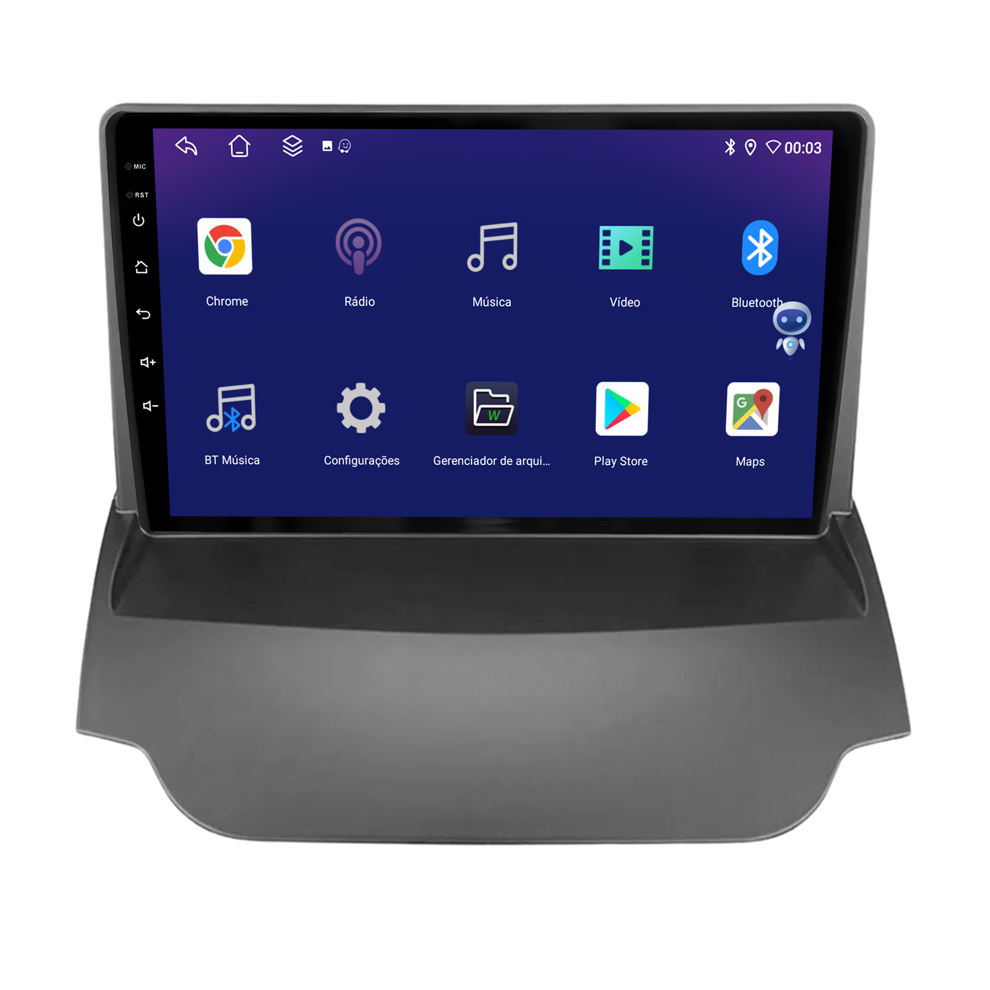 MULTIMÍDIA JOKER <BR> 4RAM 64GB 10" <BR> ECOSPORT 2018 A 2022 - Imagem 4