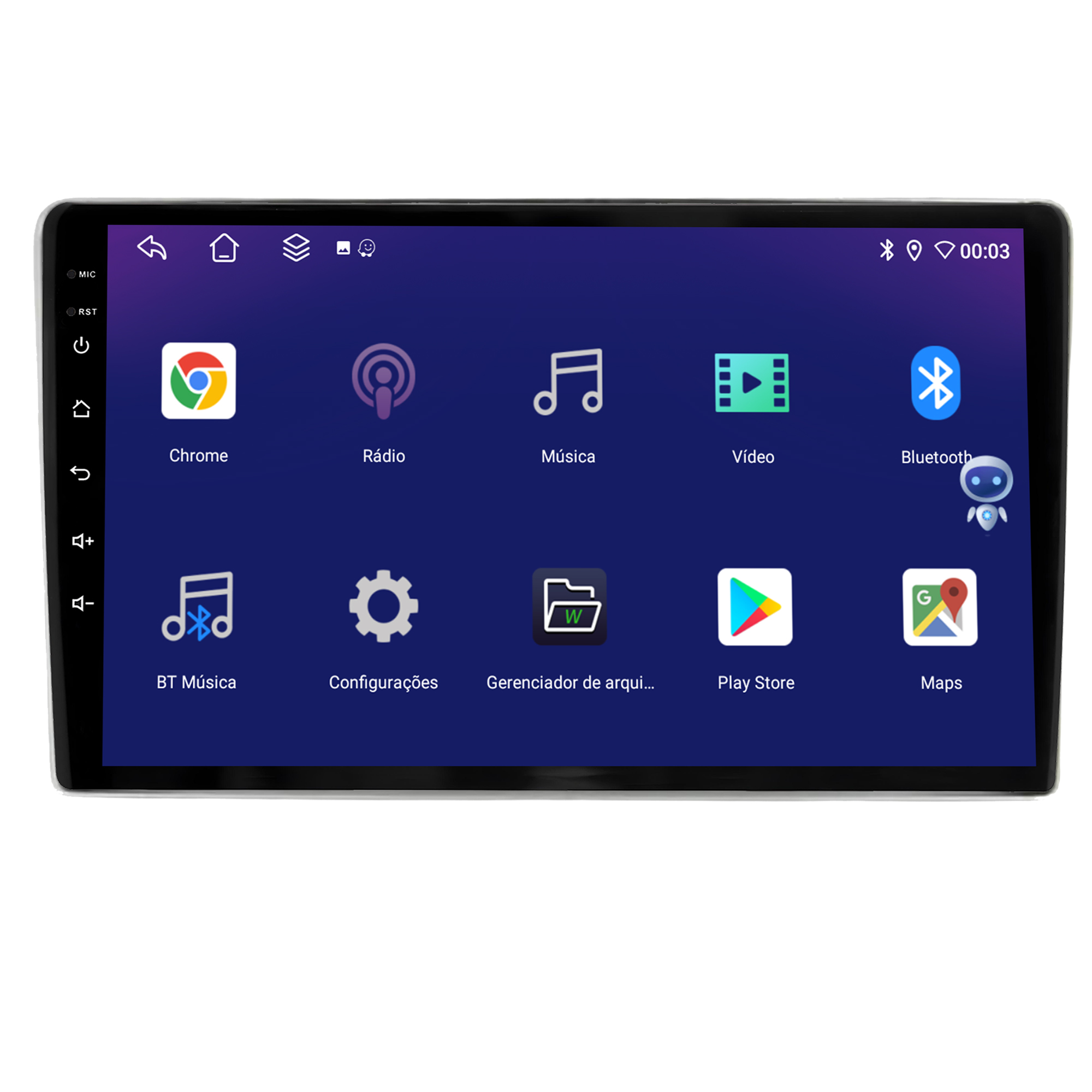 MULTIMÍDIA JOKER <BR> 4RAM 64GB 9" <BR> 307 ATÉ 2012 - Imagem 4