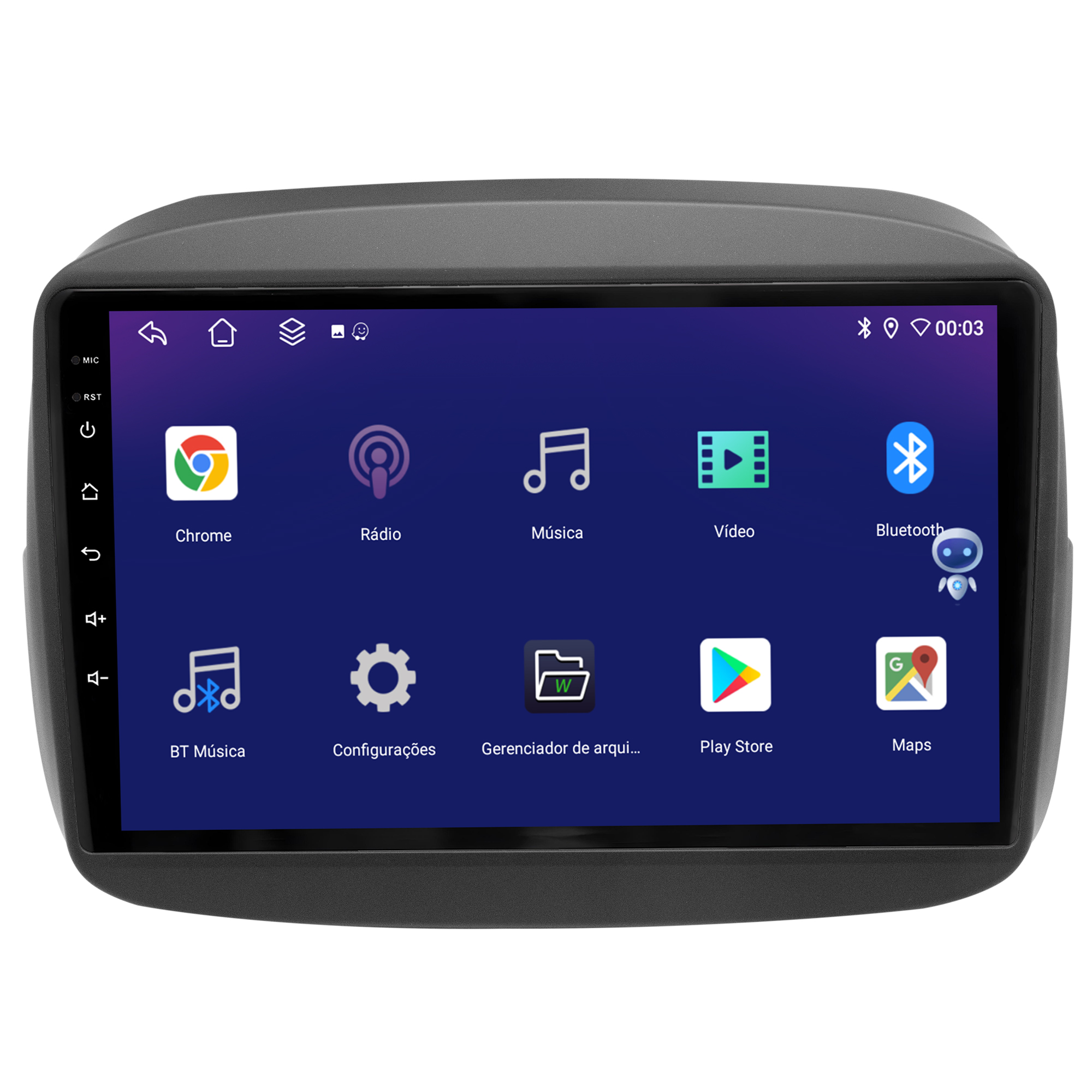 MULTIMÍDIA JOKER <BR> 4RAM 64GB 9" <BR> MOBI - Imagem 4