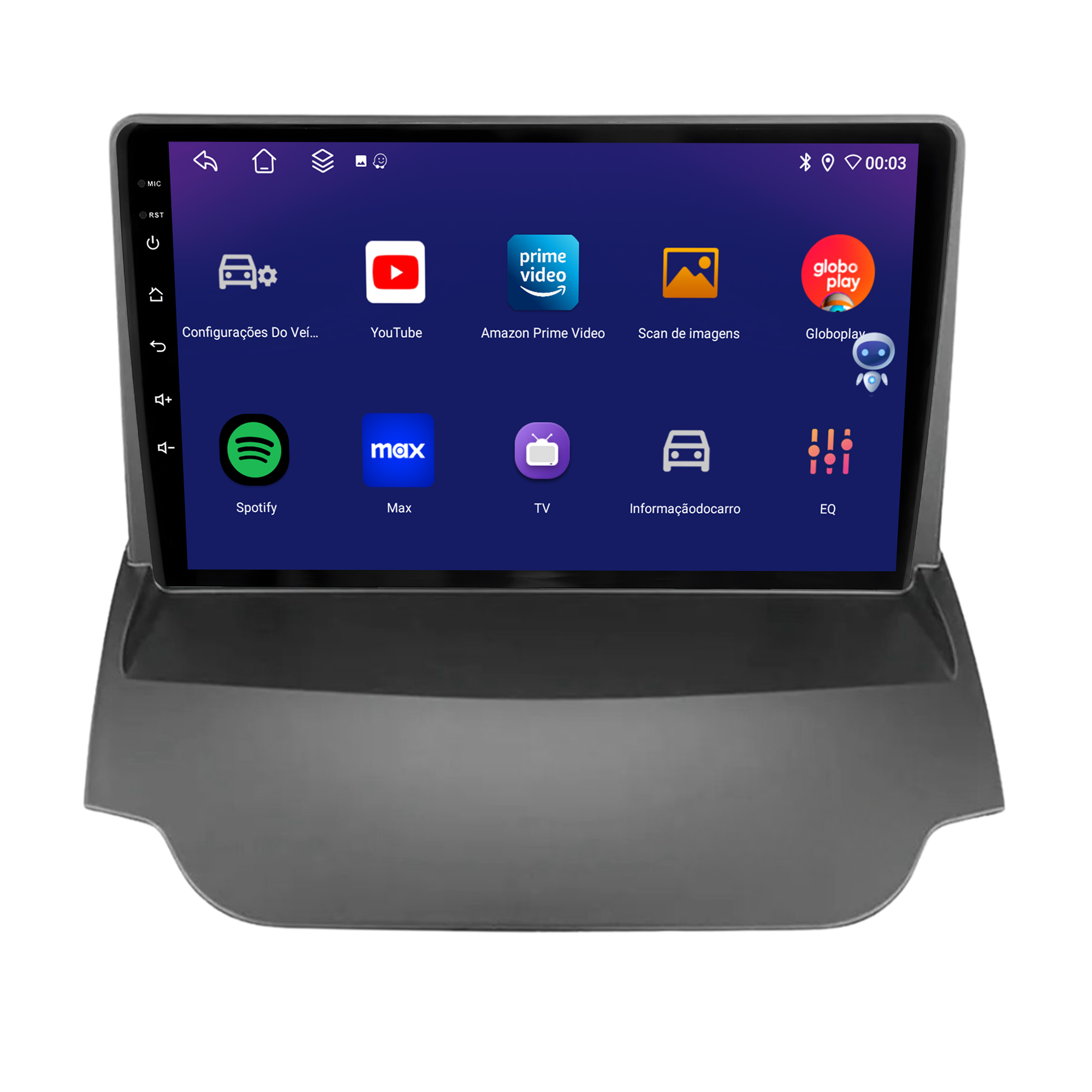 MULTIMÍDIA JOKER <BR> 4RAM 64GB 10" <BR> ECOSPORT 2018 A 2022 - Imagem 5