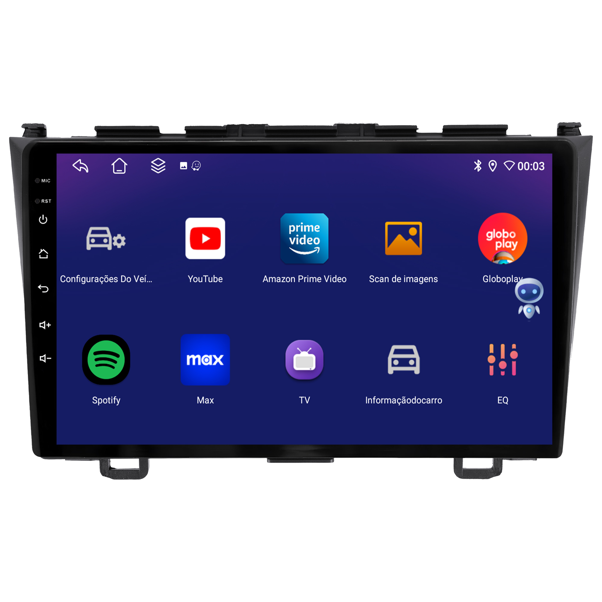 MULTIMÍDIA JOKER <BR> 4RAM 64GB 9" <BR> CRV 2007 A 2011 - Imagem 5